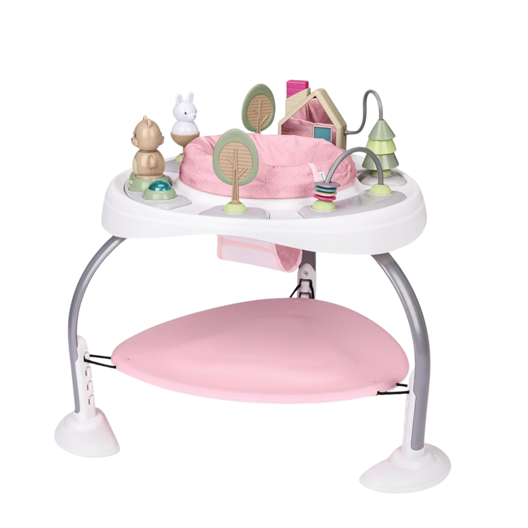 2-in-1 Baby Activity Jumper and Activity Table with Toys for 6–24 Months