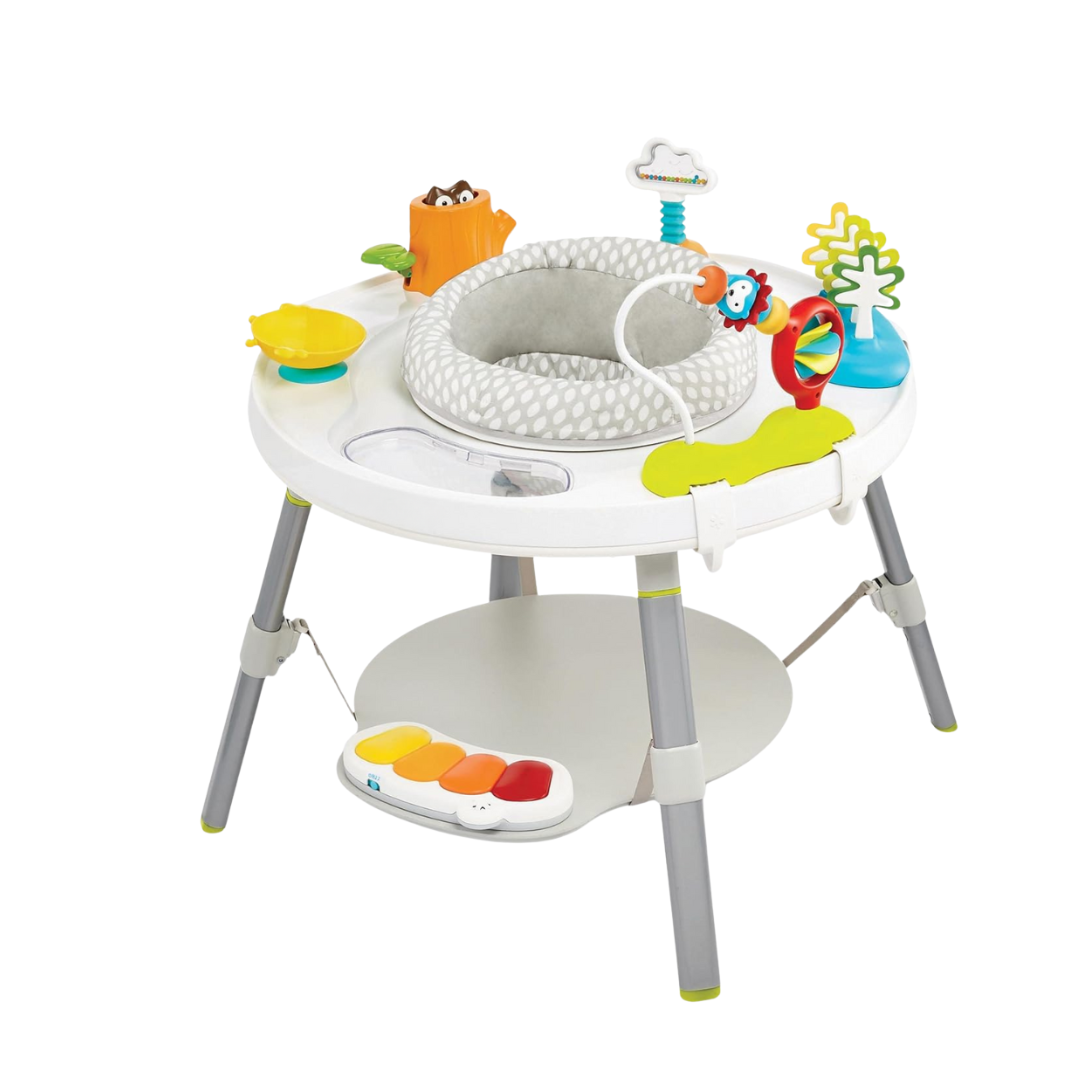 3-Stage Baby Activity Center with Musical Toys and Adjustable Height