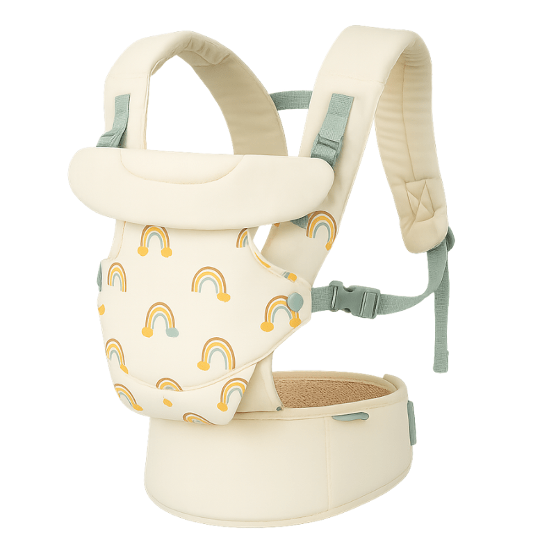 4 in 1 Baby Carrier Ergonomic M Position Adjustable Straps Waist Belt - Babies Mall