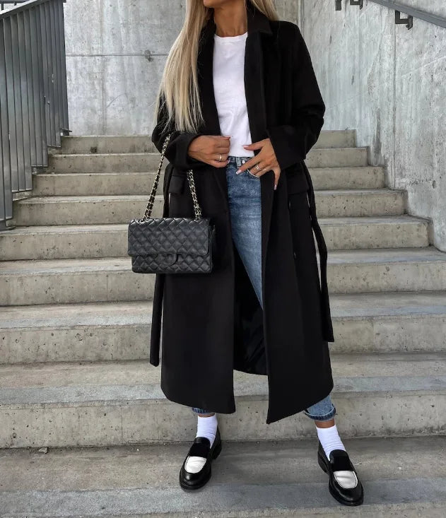 Classic Double-Front Trenchcoat for Women