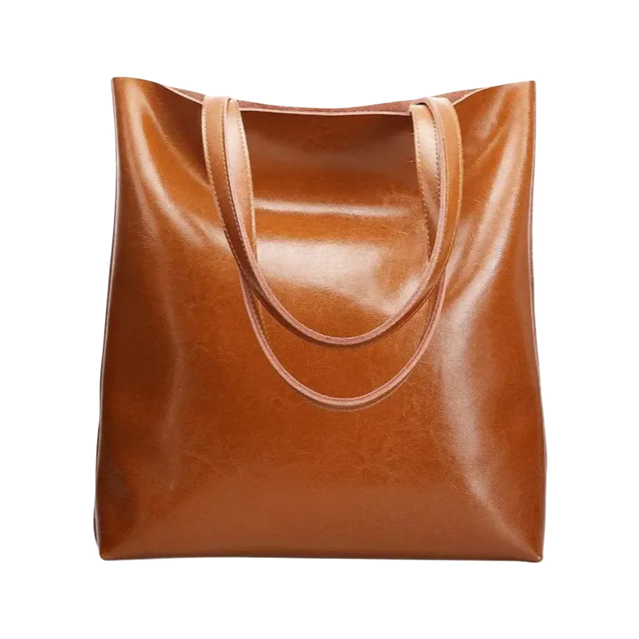 Classic Tote Shoulder Bag | Slim Spacious Tote