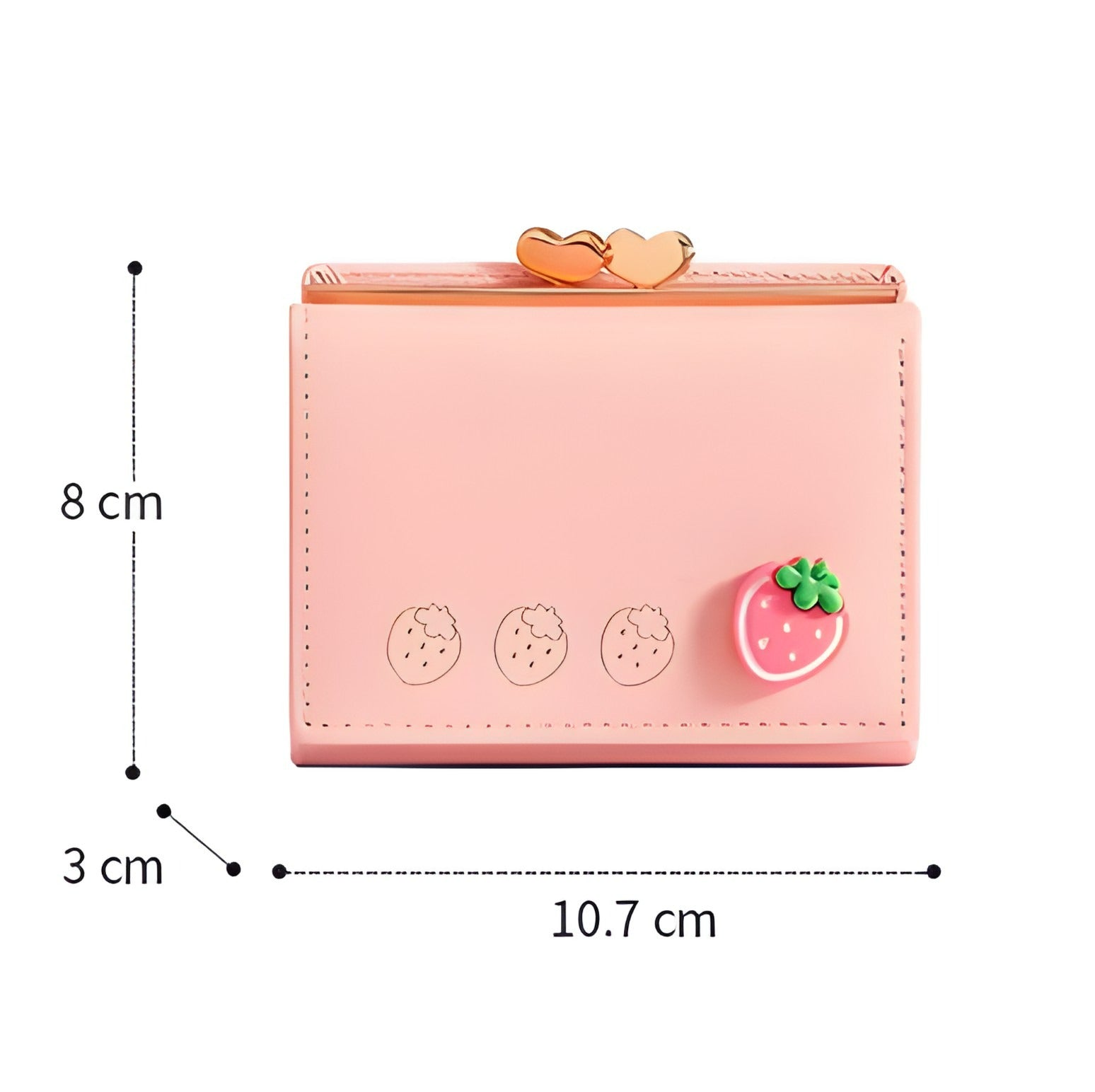Mini Fruit Print Wallet | Bifold Style with Card and Coin Slots