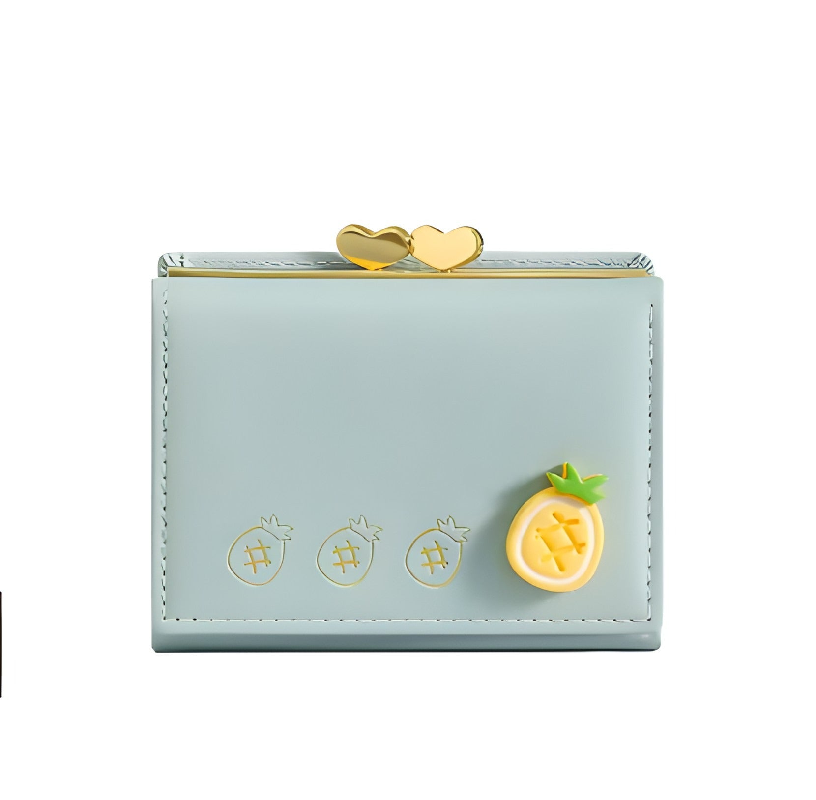 Mini Fruit Print Wallet | Bifold Style with Card and Coin Slots