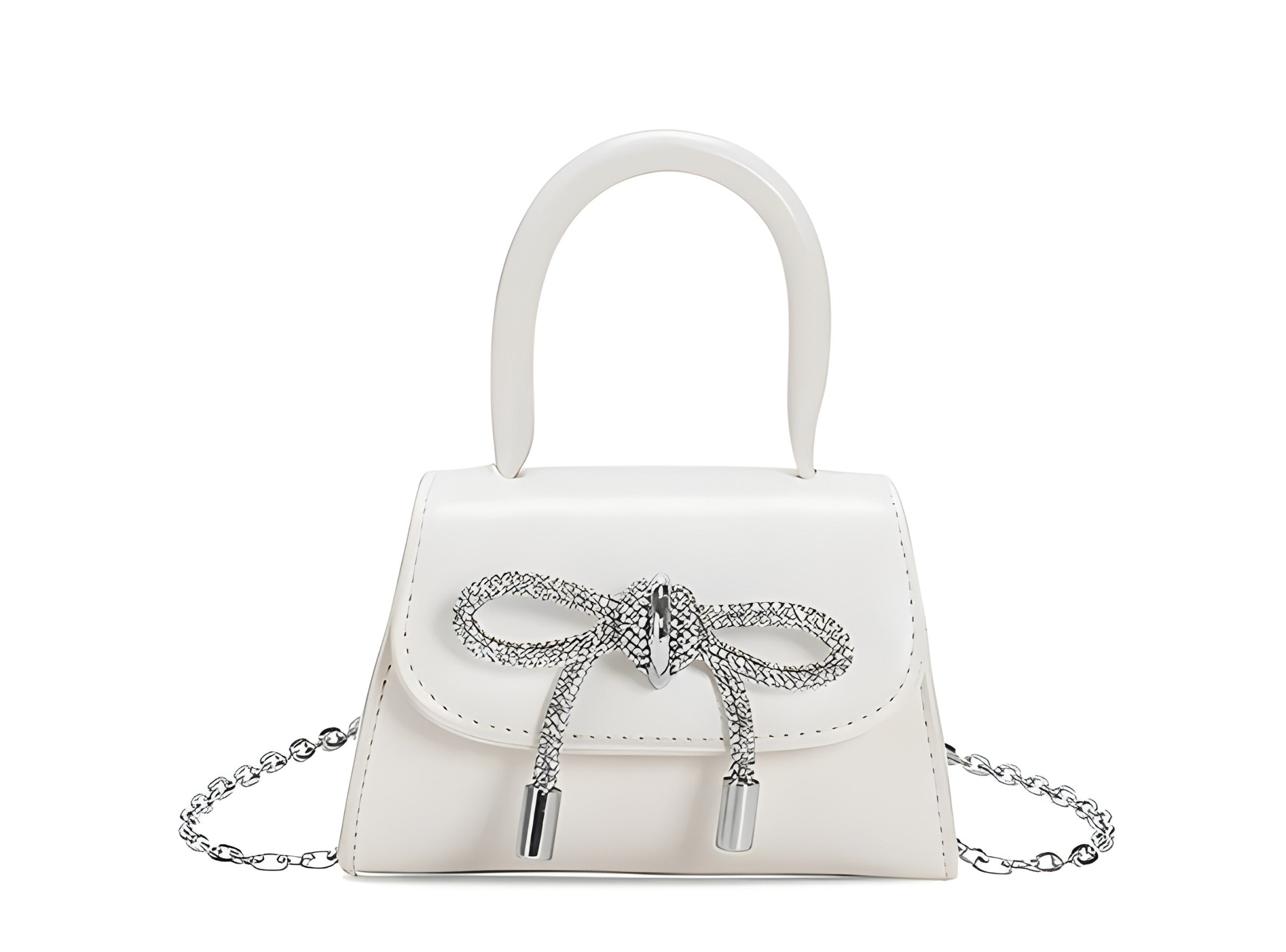 Mini Handbag | Ribbon Accent