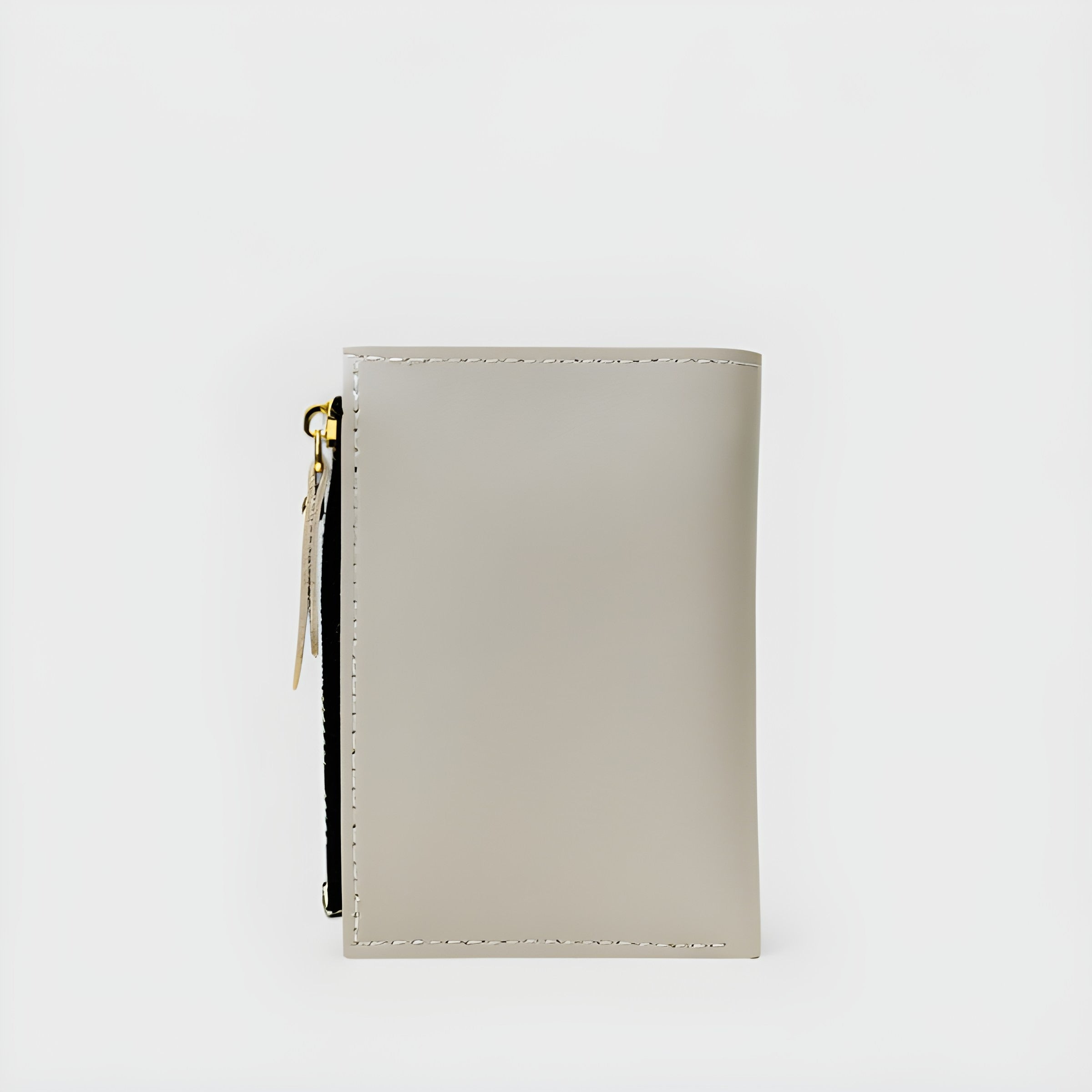 Orchid Embroidered Wallet | Snap Button and Zipper Closure