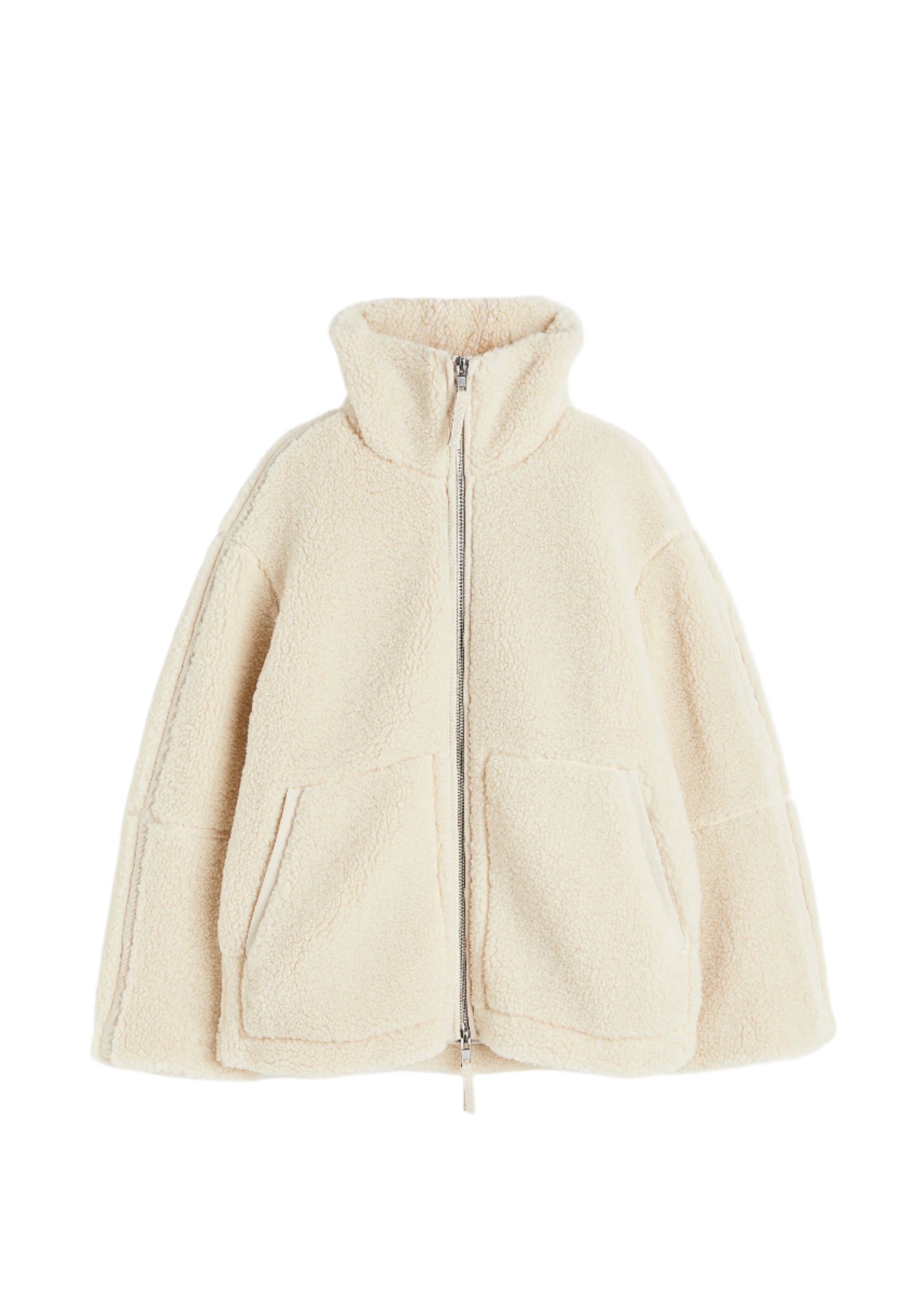 Oversized Sherpa Fleece Jacket for Women