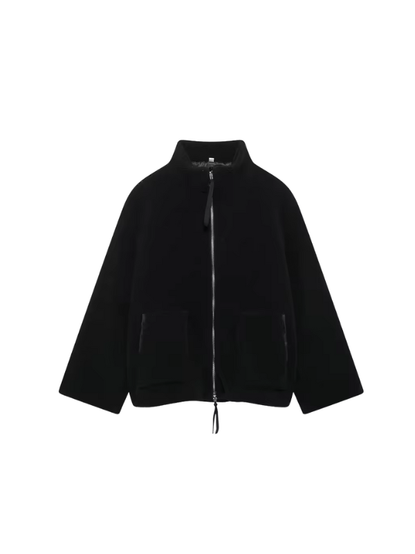 Oversized Sherpa Fleece Jacket for Women