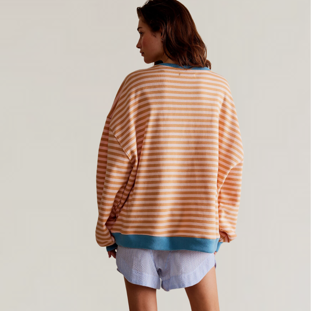 Oversized Striped Sweater for Women