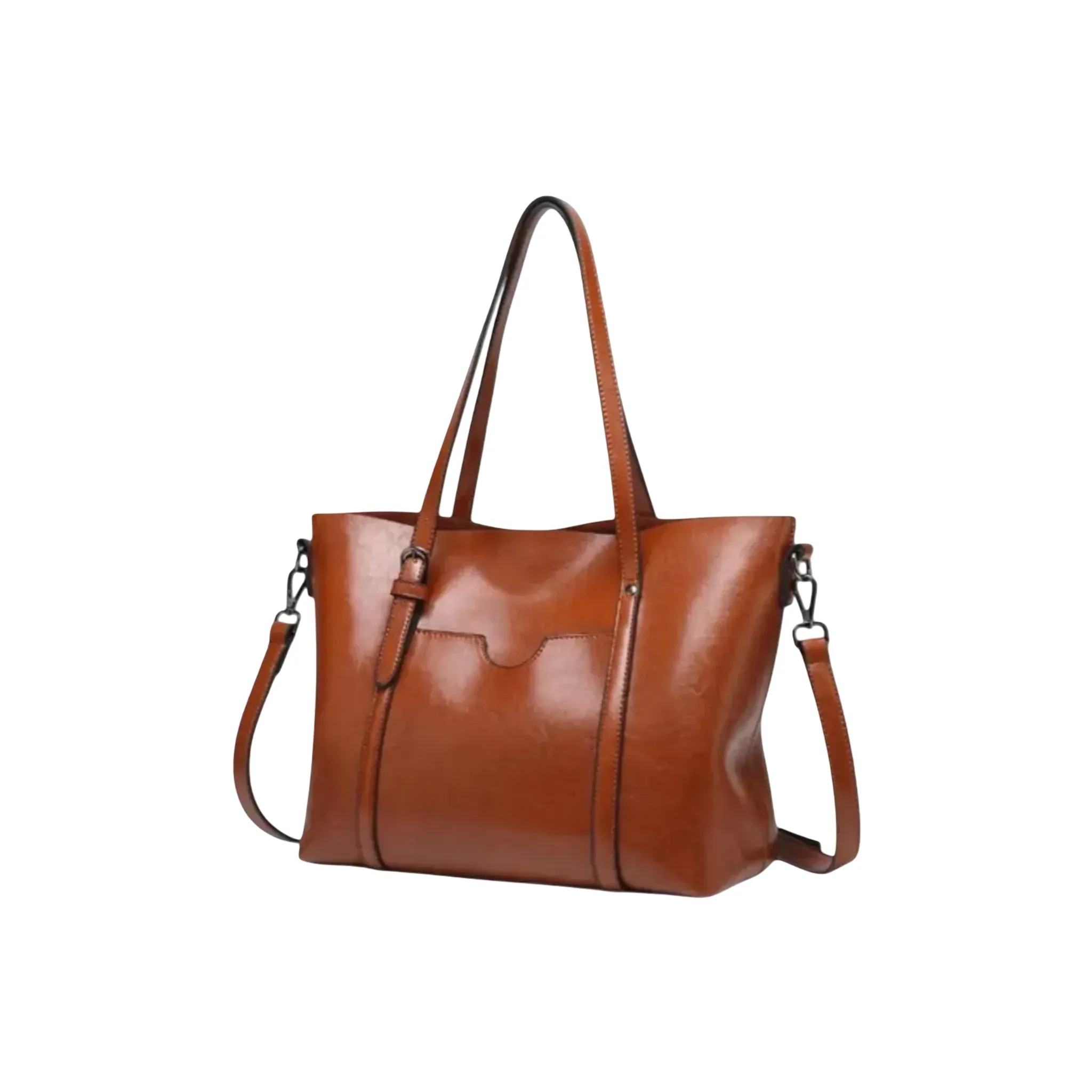 Structured Shoulder Bag | Zip Top