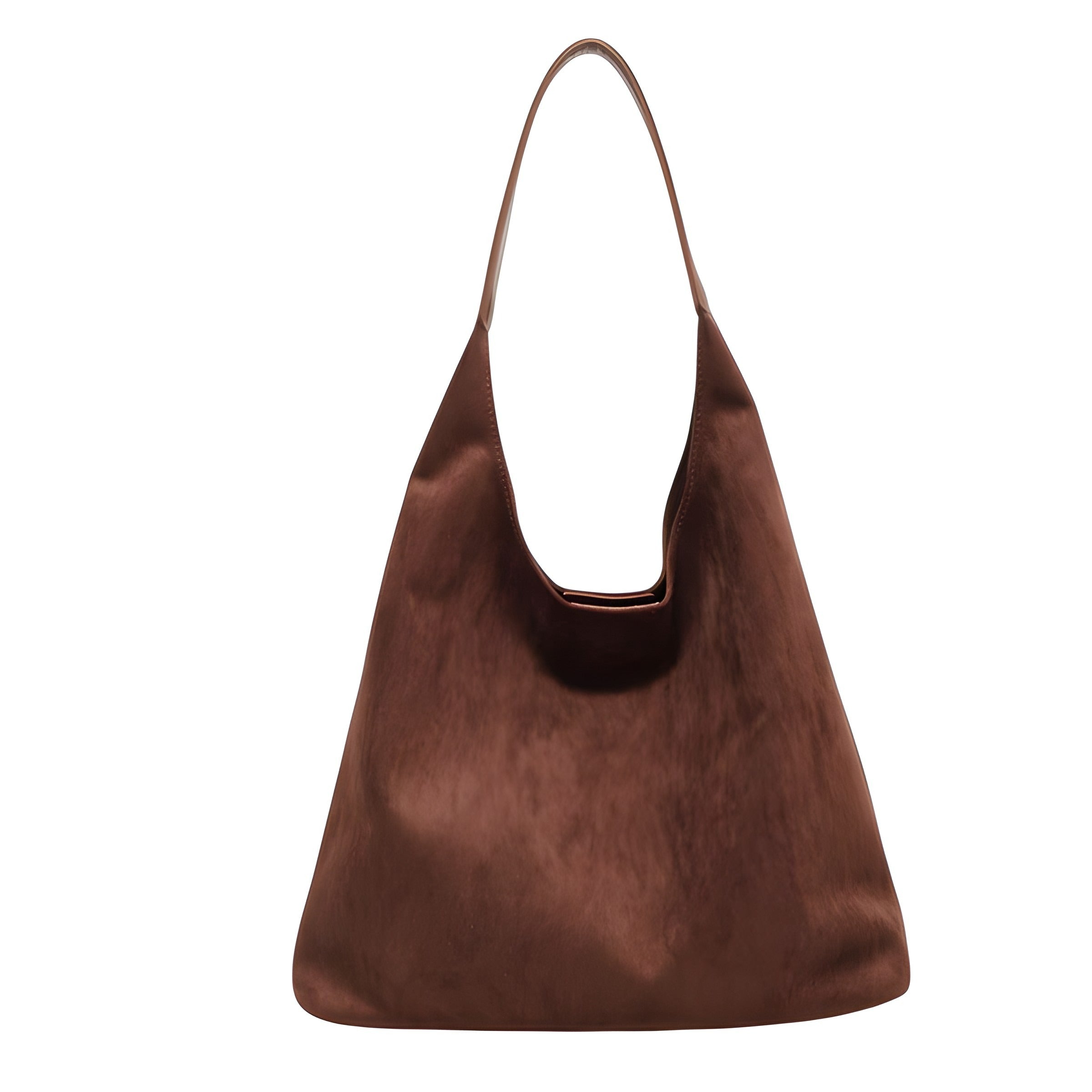 Suede Shoulder Bag | Sleek Blend with Organised Interior