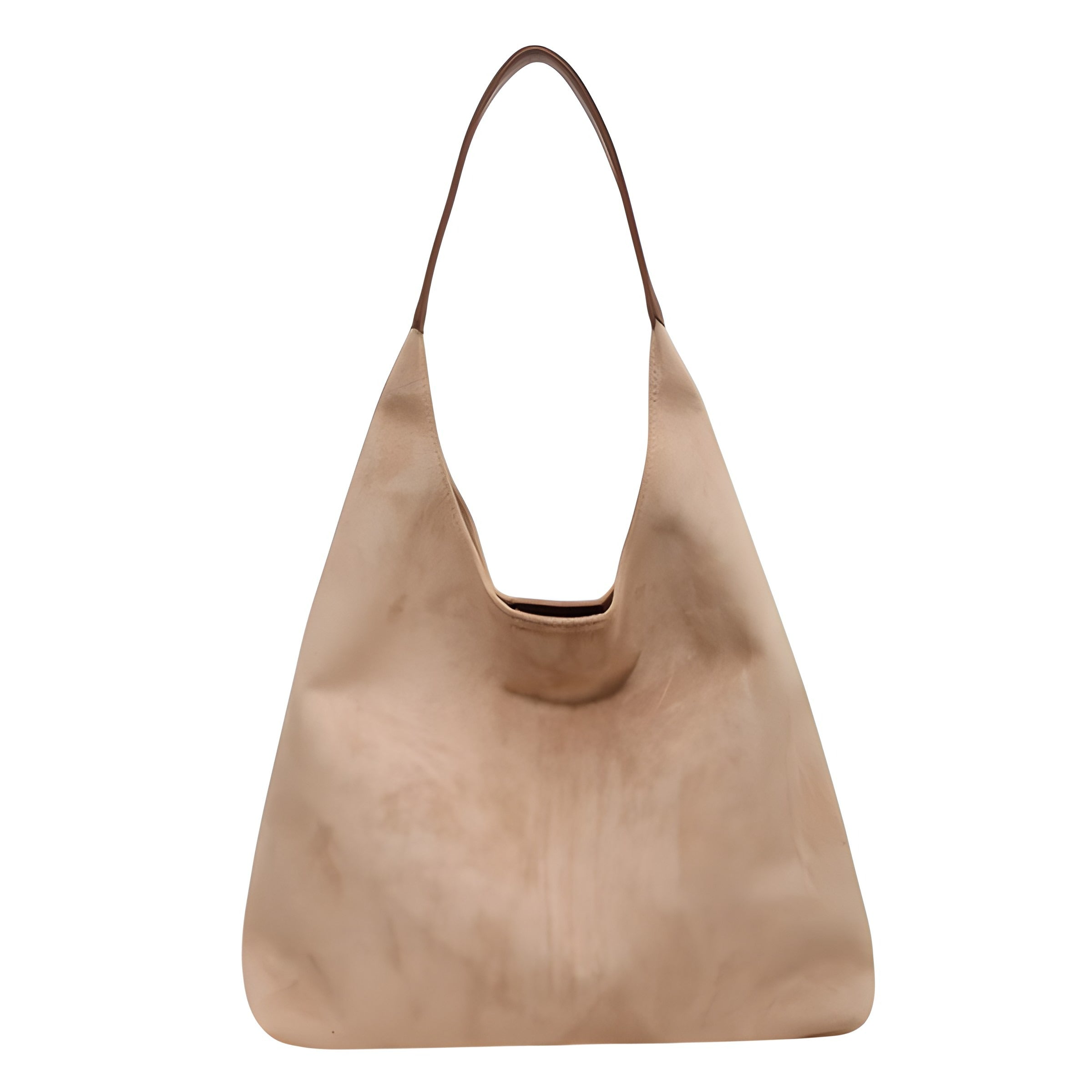 Suede Shoulder Bag | Sleek Blend with Organised Interior