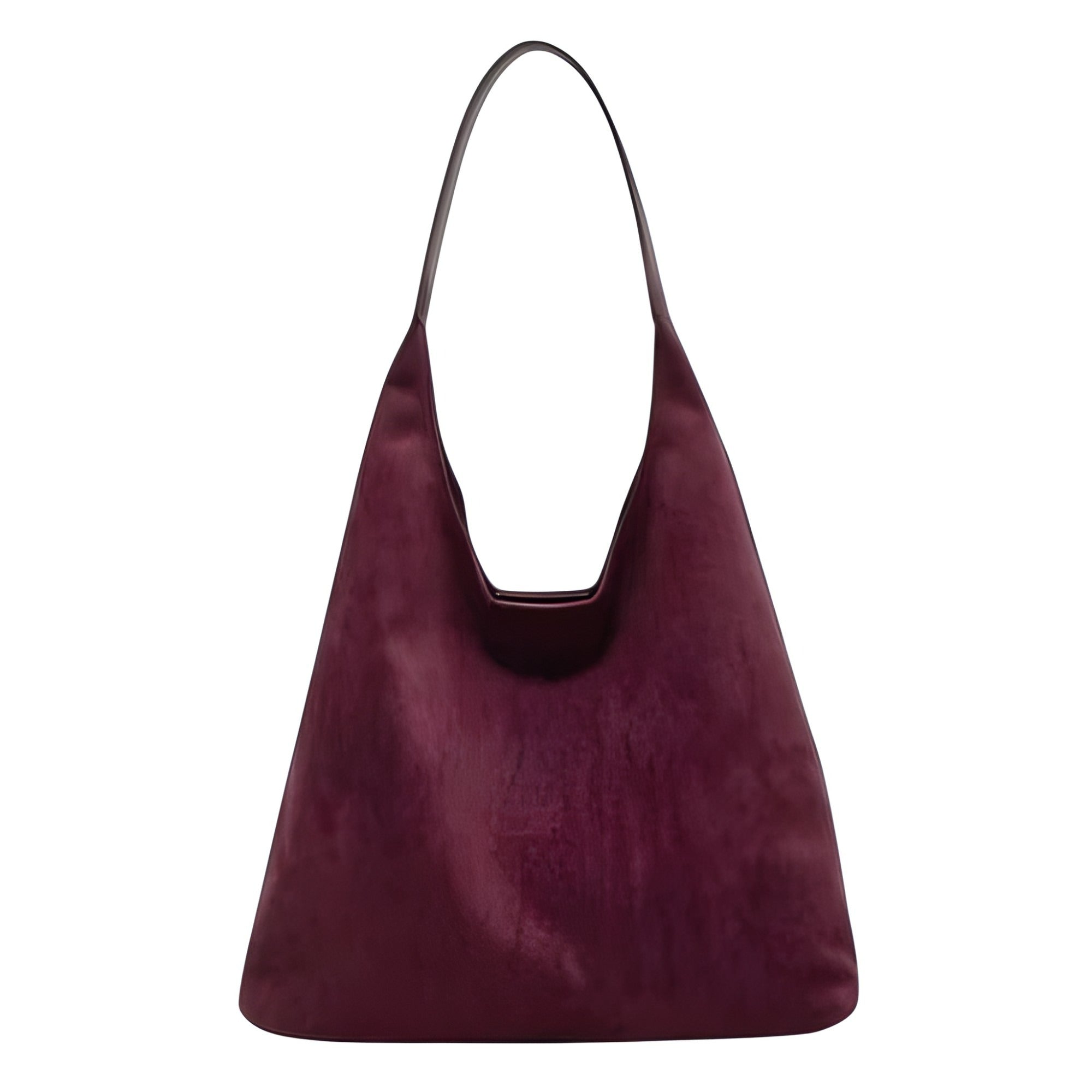 Suede Shoulder Bag | Sleek Blend with Organised Interior