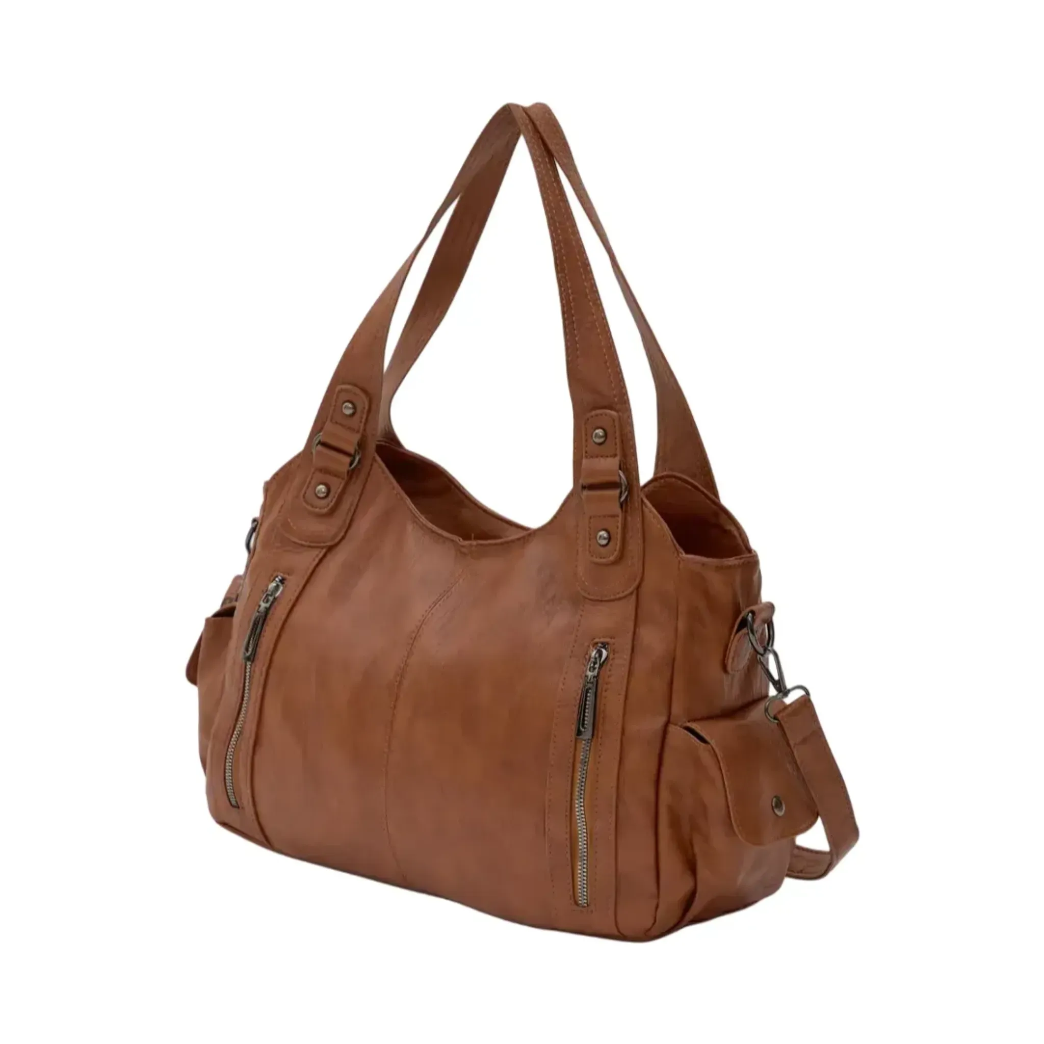 Structured Tote Bag | Everyday Zip Storage