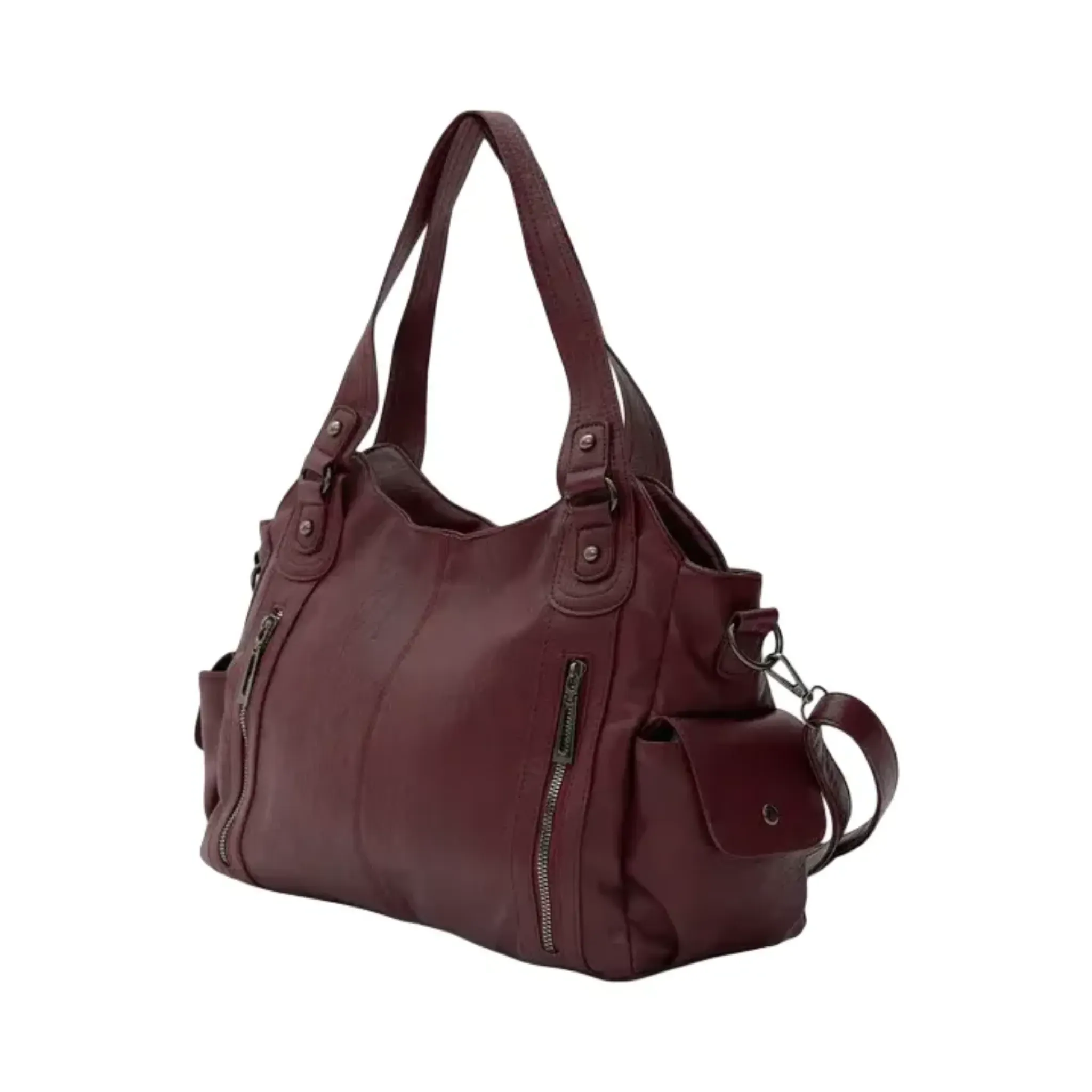 Structured Tote Bag | Everyday Zip Storage
