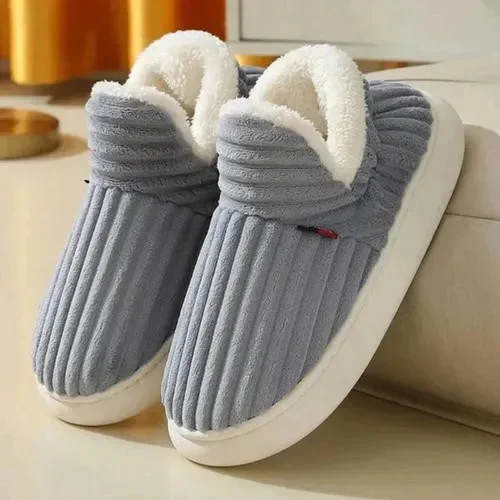 Winter Indoor Slippers with Plush Lining and Anti-Slip Sole for Women
