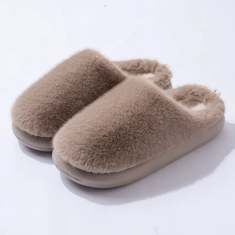 Women’s Closed-Toe Indoor Slippers with Plush Lining