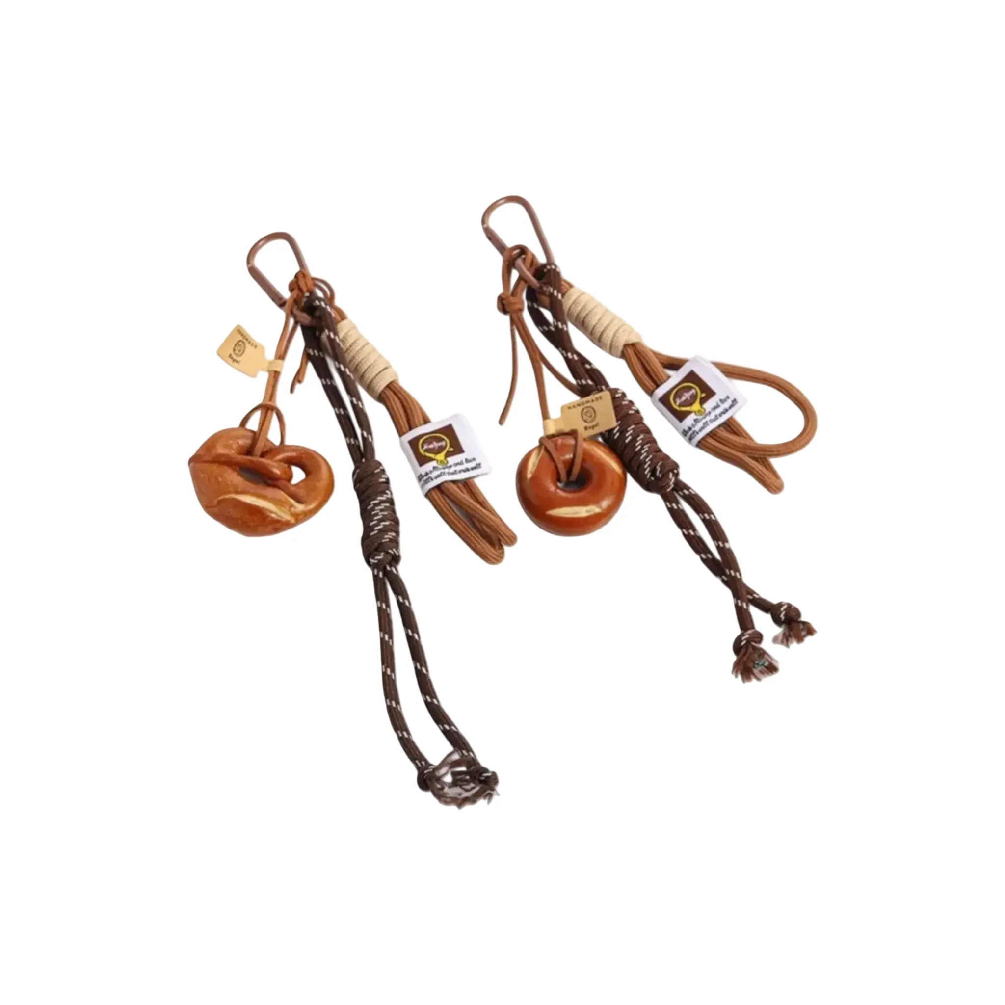 Wooden Knot Bag Charm | Rustic Natural Accent
