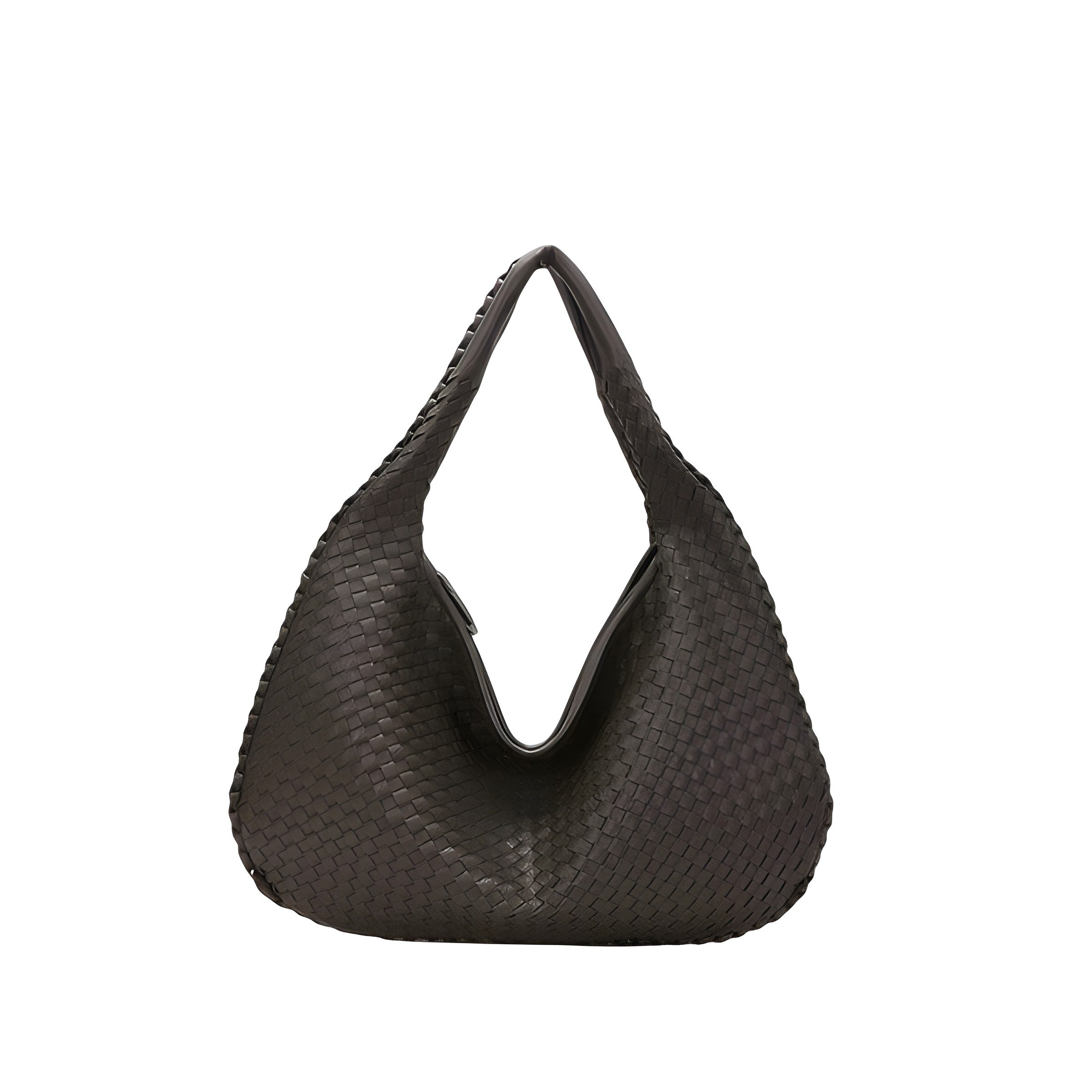 Woven Shoulder Bag | Faux Finish with Adjustable Strap