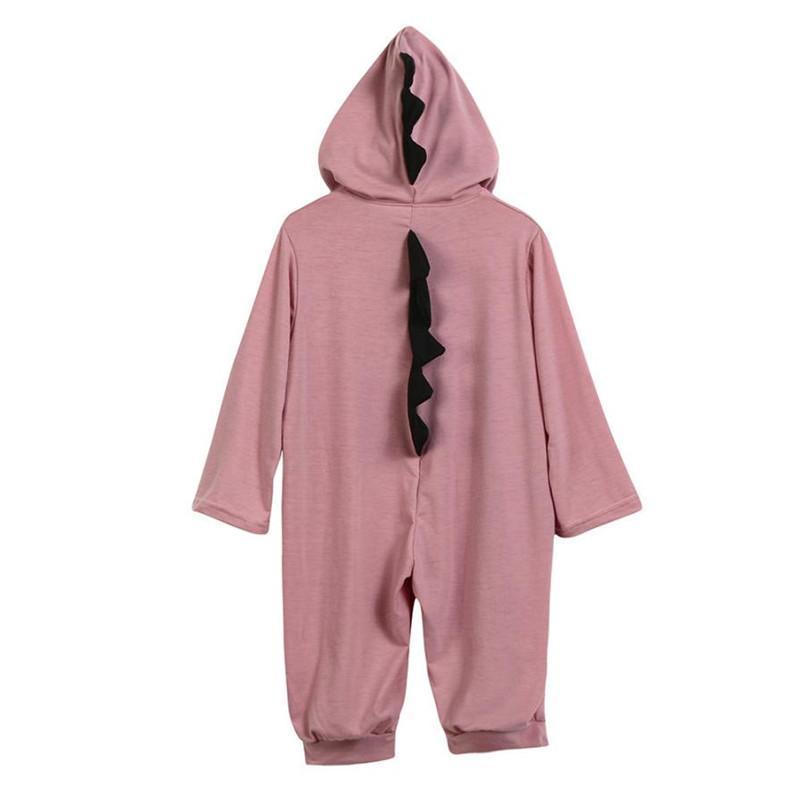 Baby Dinosaur Onesie with 3D Spikes, Cotton Blend Outfit Four Colors