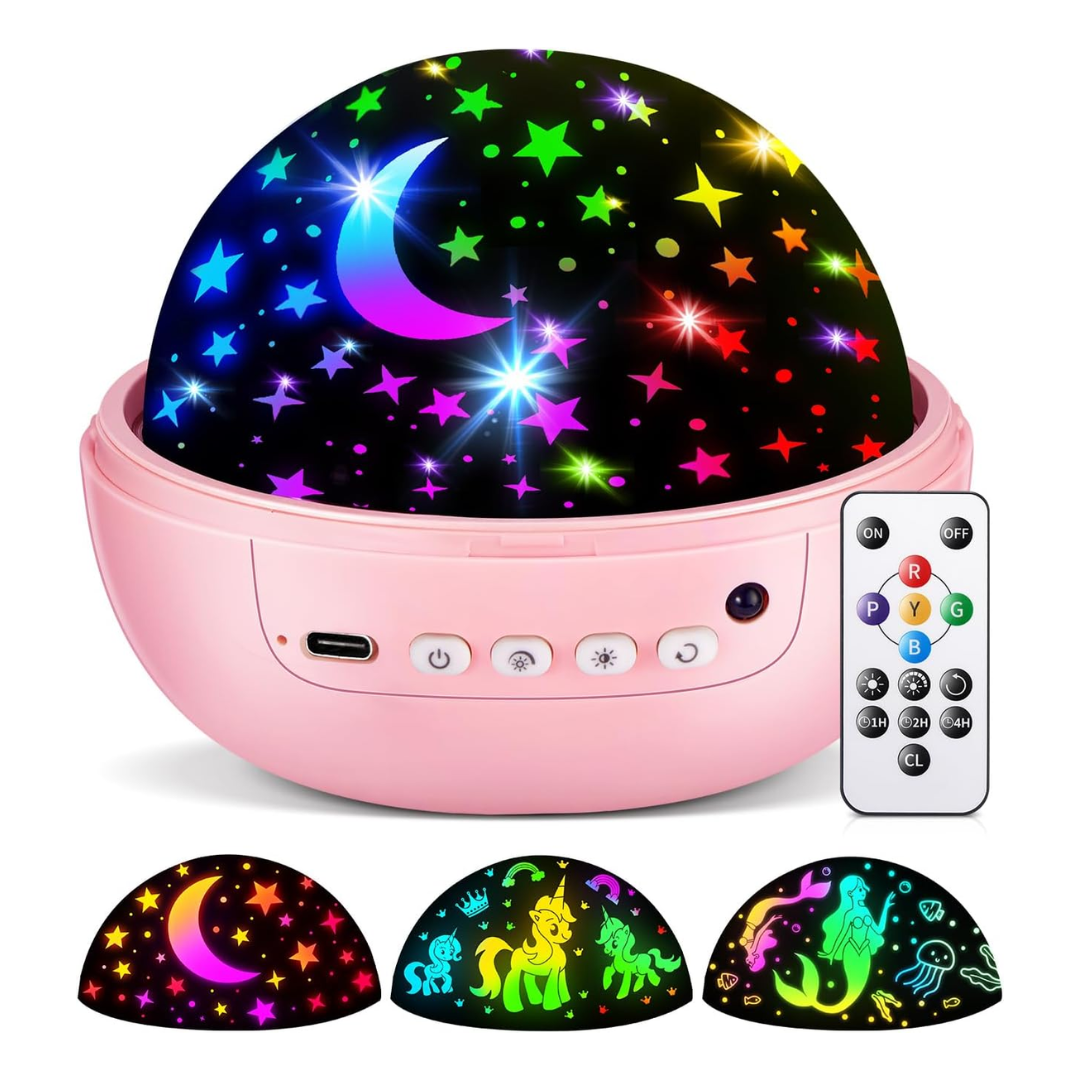 Baby Sound Machine Night Light Projector with Sounds and Films