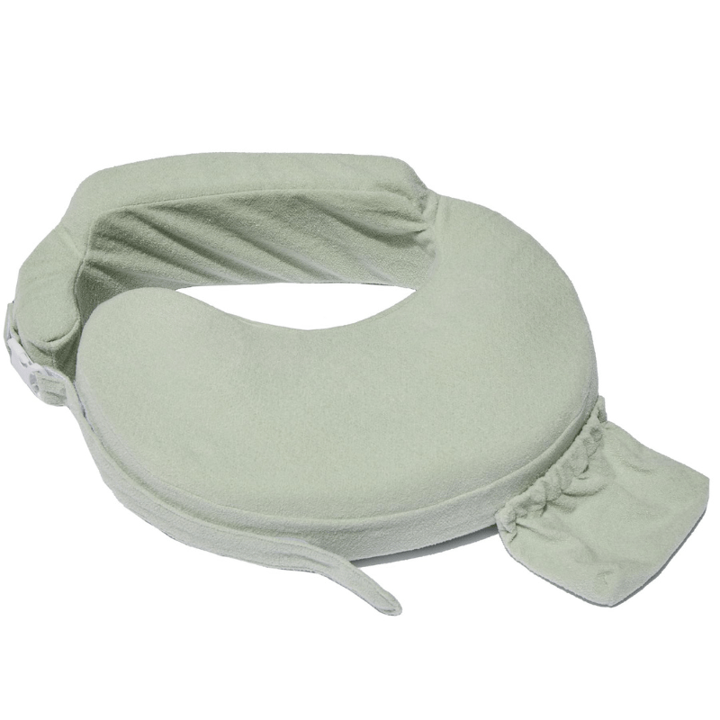 Firm Foam Nursing Pillow with Wraparound Strap, Pocket, Washable Cover - Babies Mall