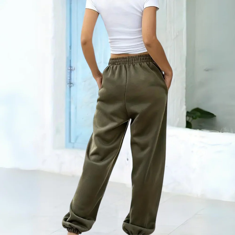High-Waist Wide Leg Joggers for Women