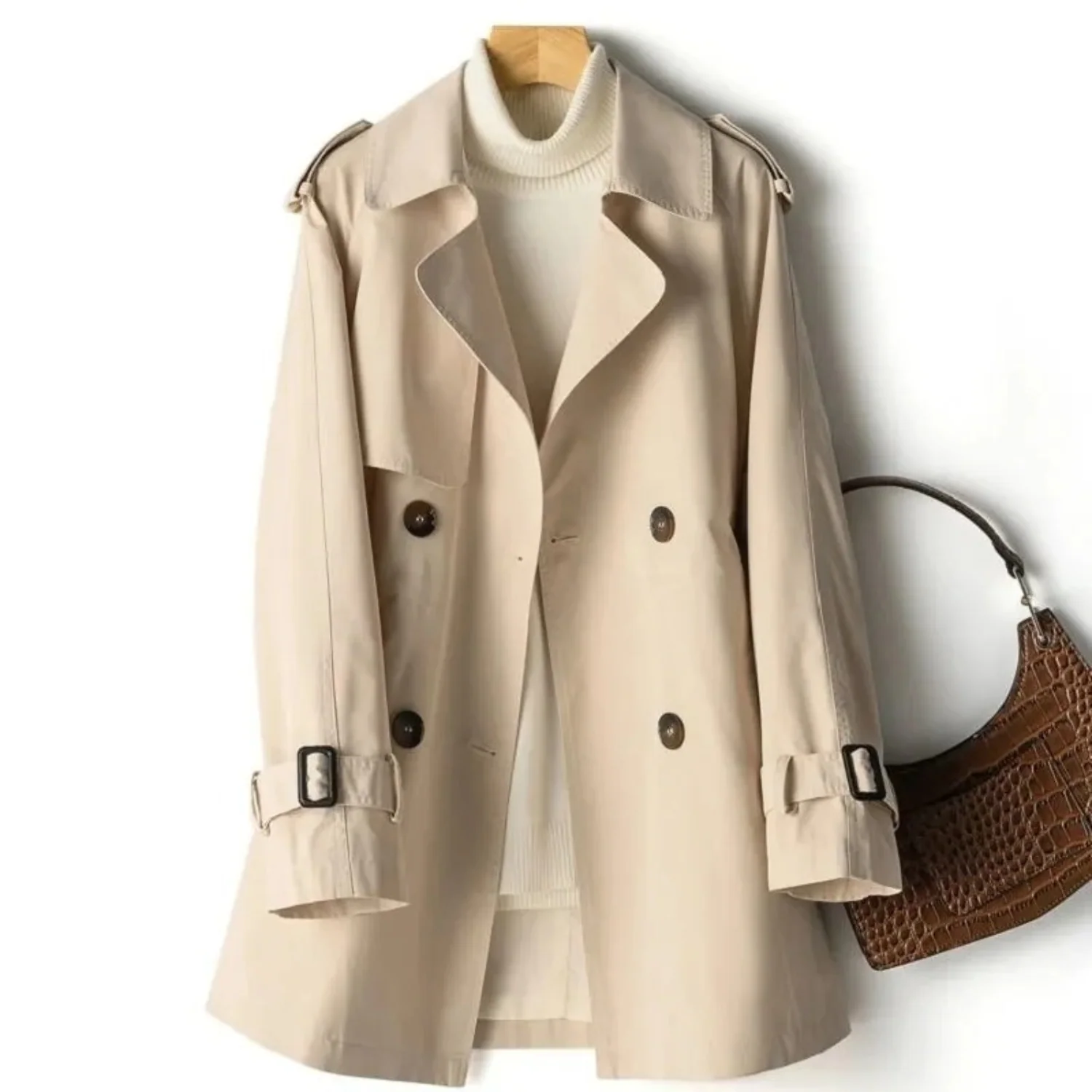 Women’s Warm Trench Coat Stylish Fit