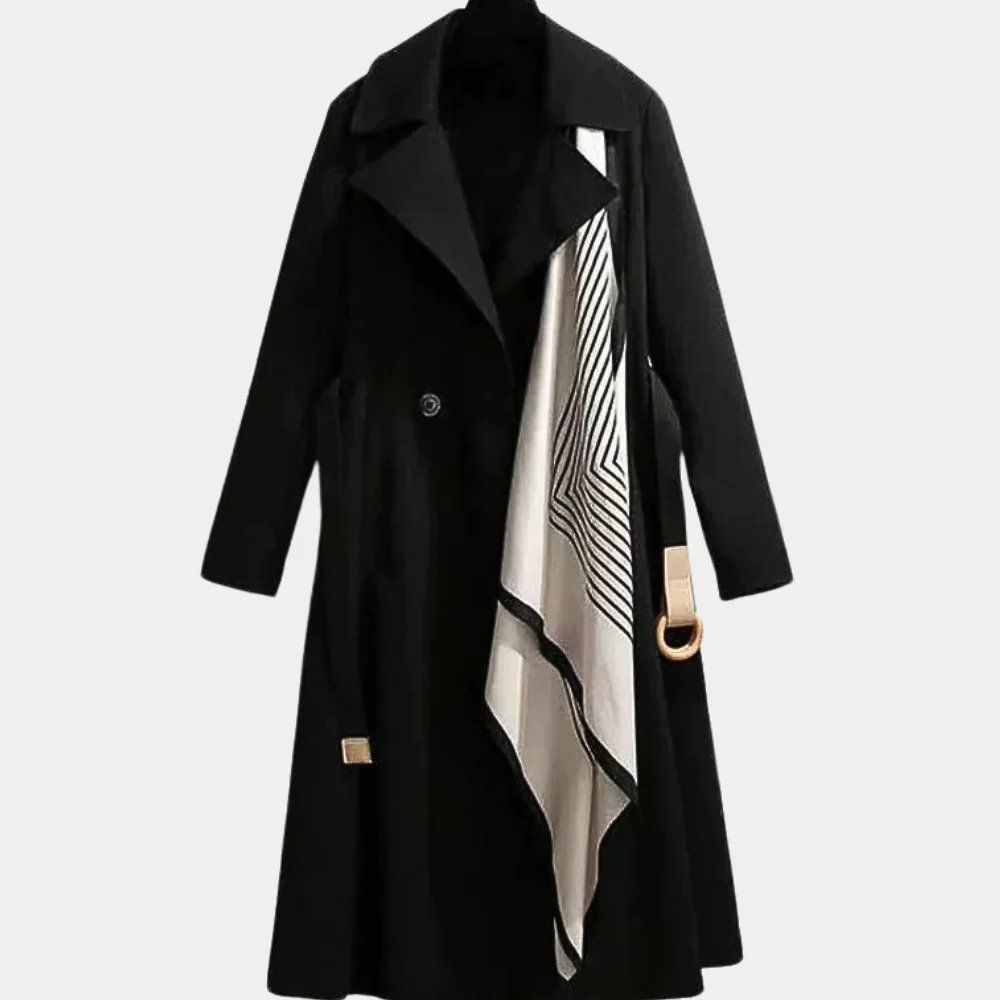 Women’s Elegant Trench Coat with Belt