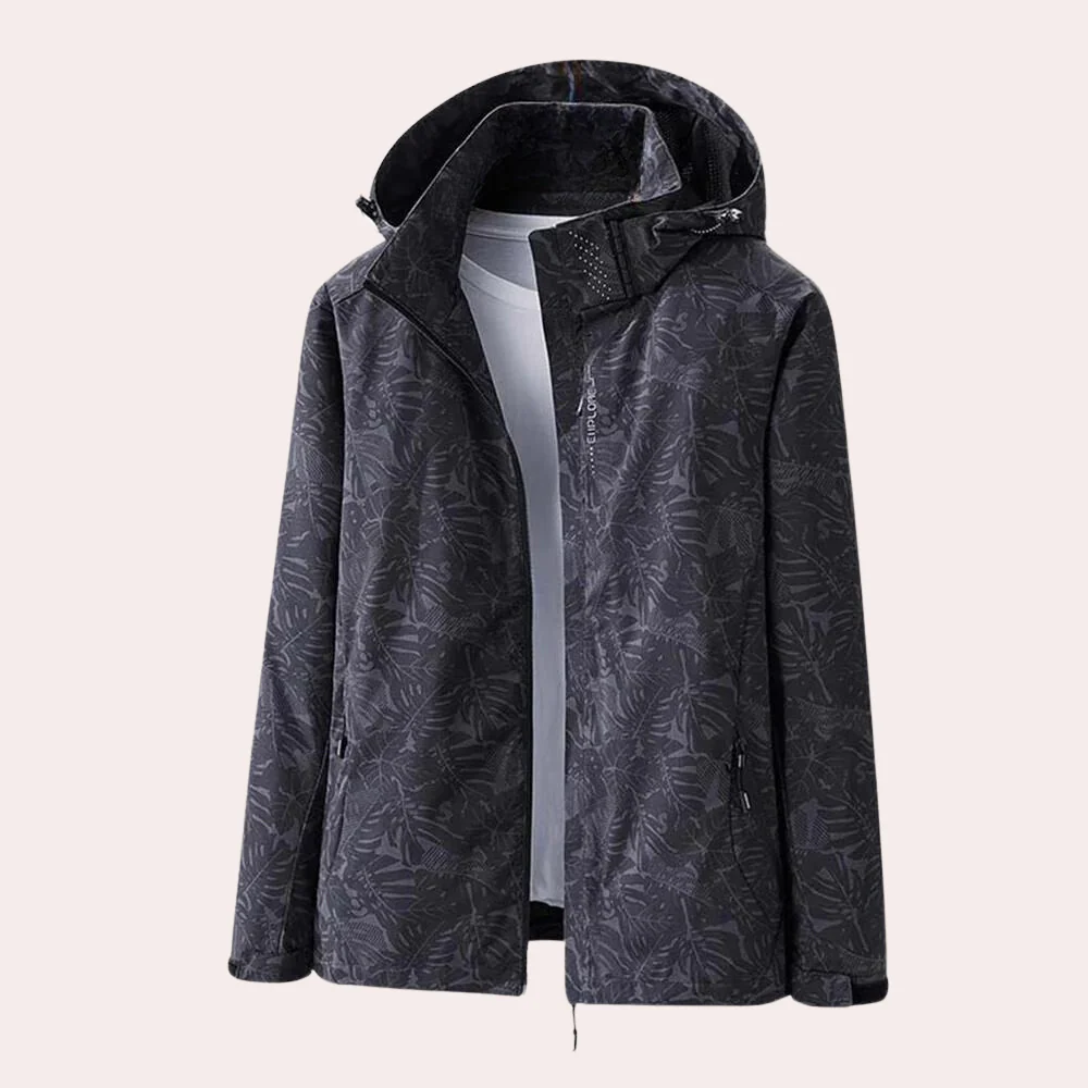 Two-Way Hooded Windbreaker Jacket for Women