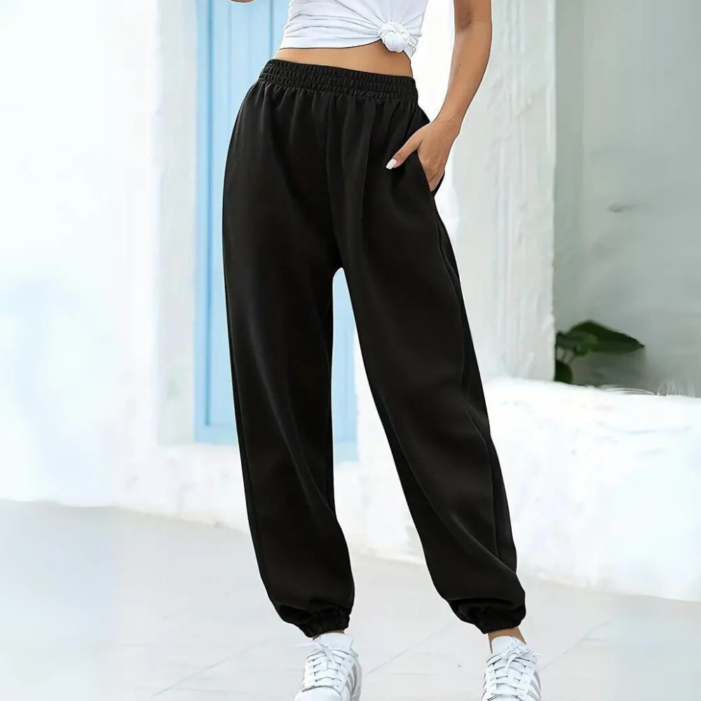 High-Waist Wide Leg Joggers for Women