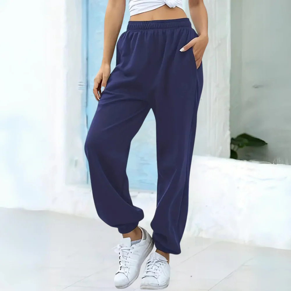 High-Waist Wide Leg Joggers for Women