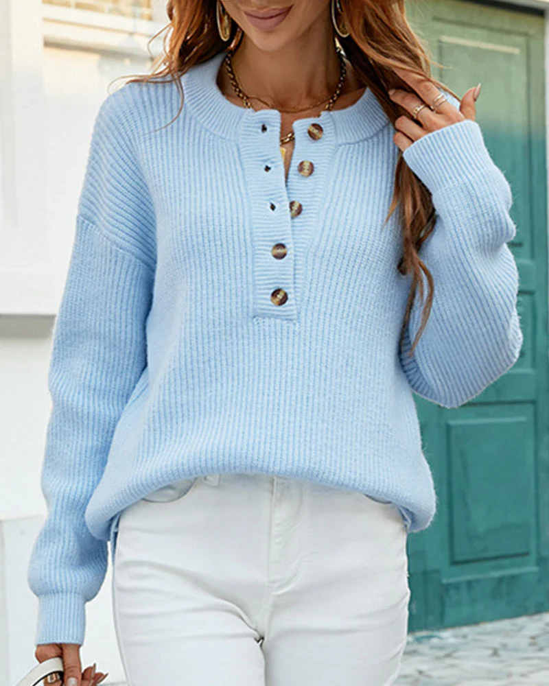 Women’s Round Neck Knit Sweater