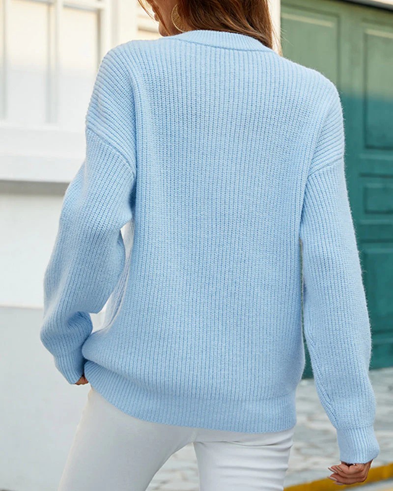 Women’s Round Neck Knit Sweater