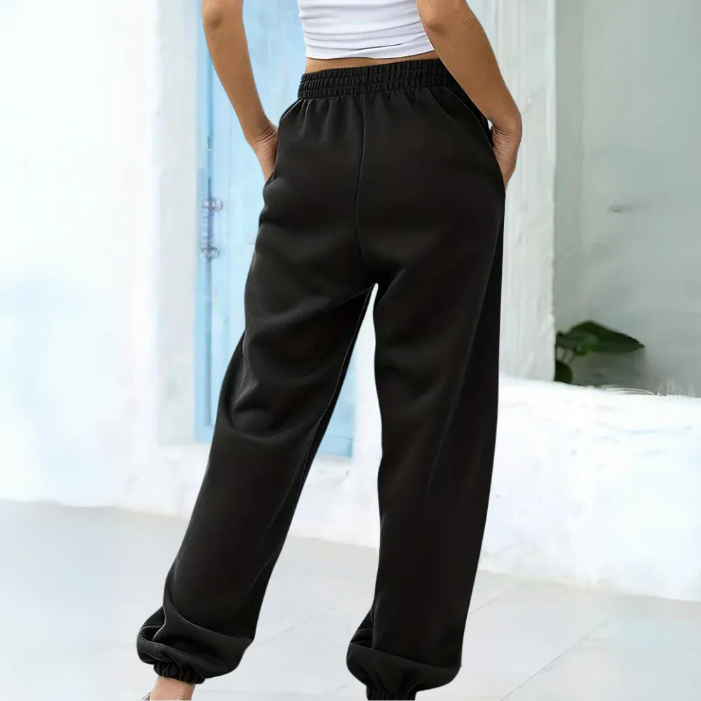 High-Waist Wide Leg Joggers for Women