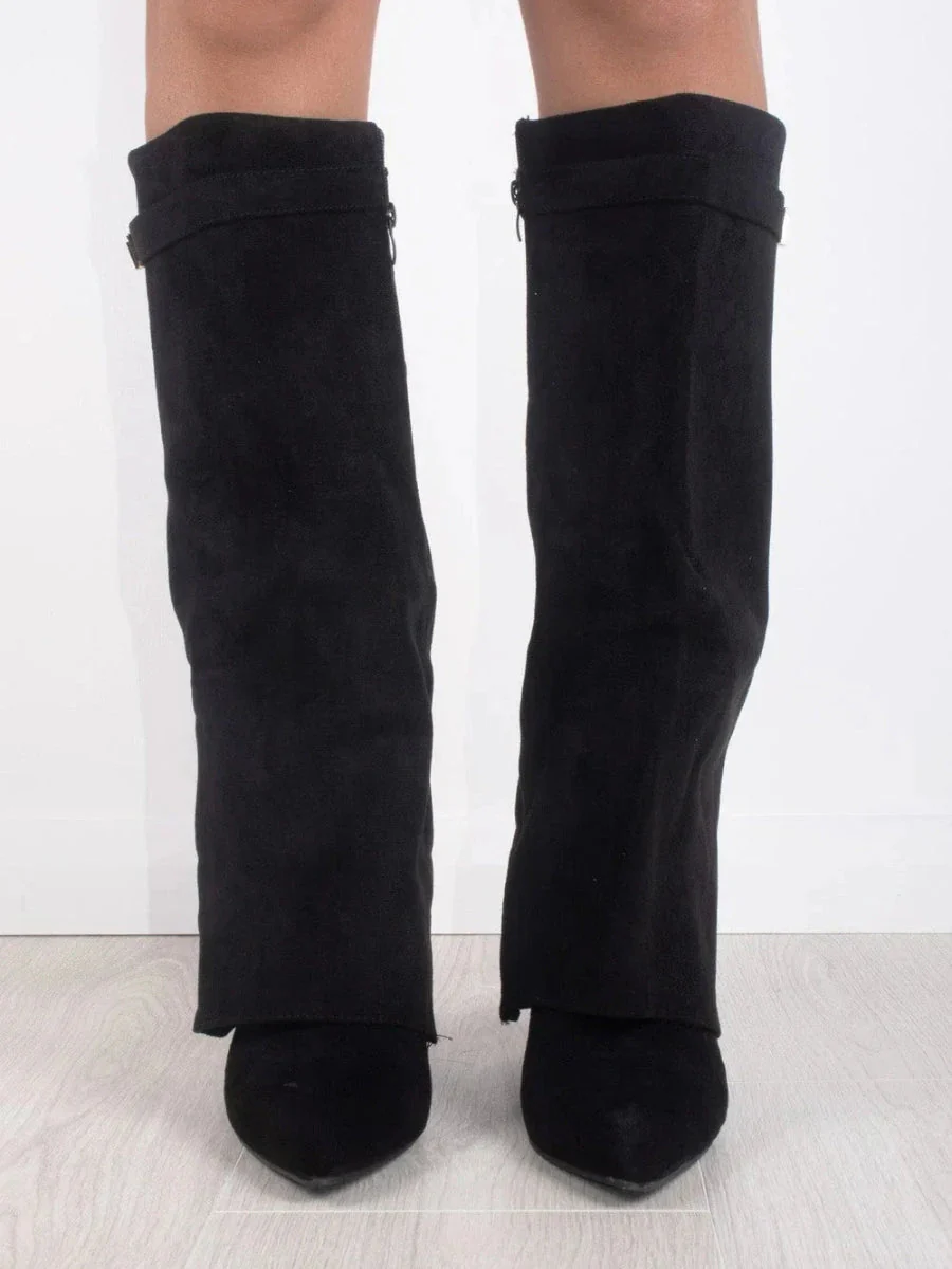 Women's Fold-Over Knee-High Boots