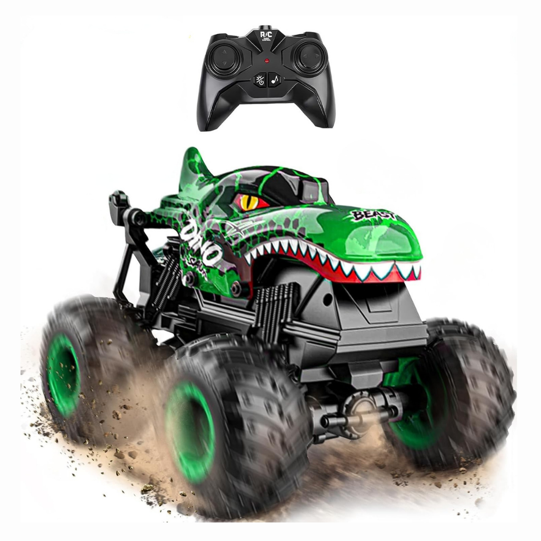 Rechargeable Remote Control Stunt Truck with Bright Lights and Tunes