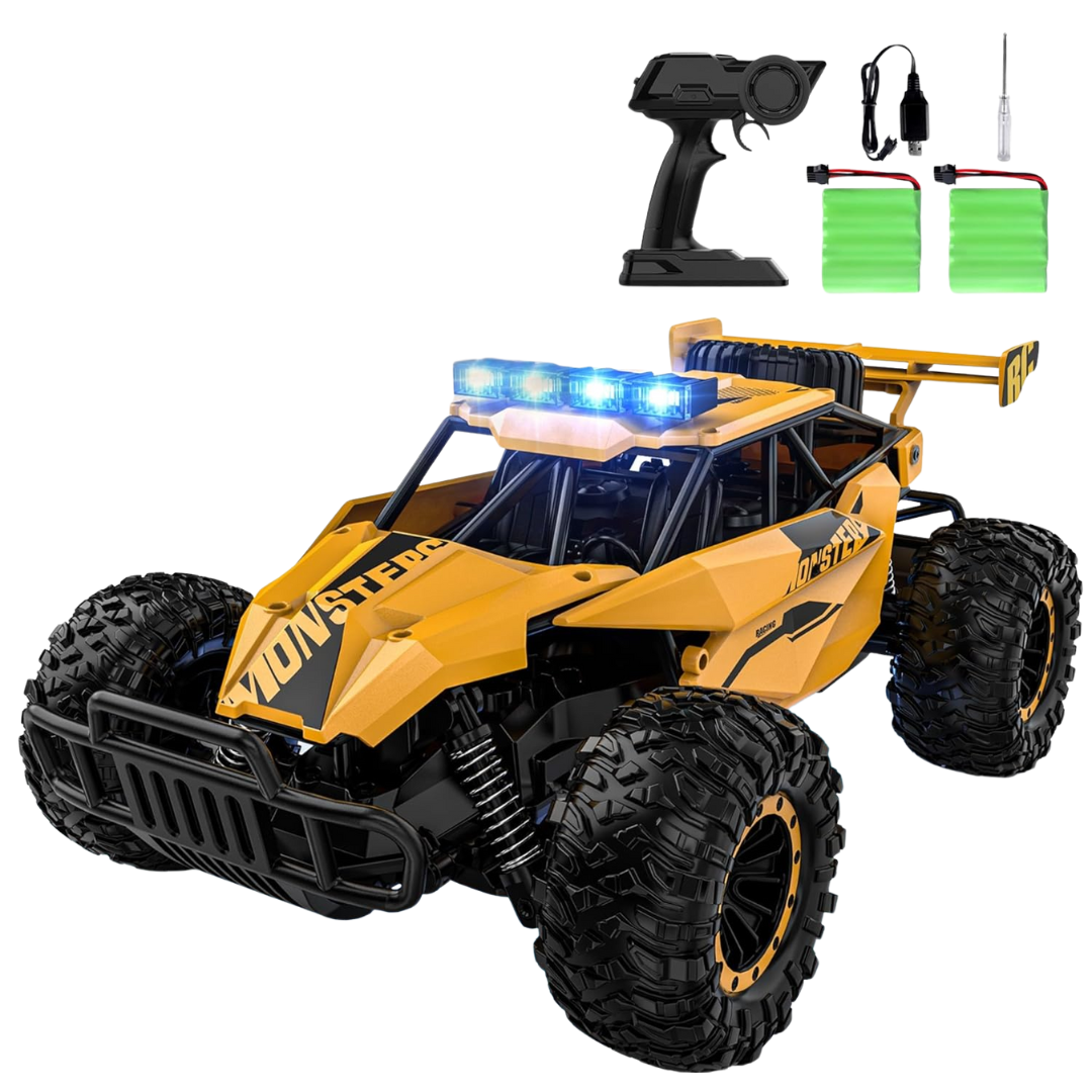 Remote Control Car for Kids and Adults with LED Lights and Battery