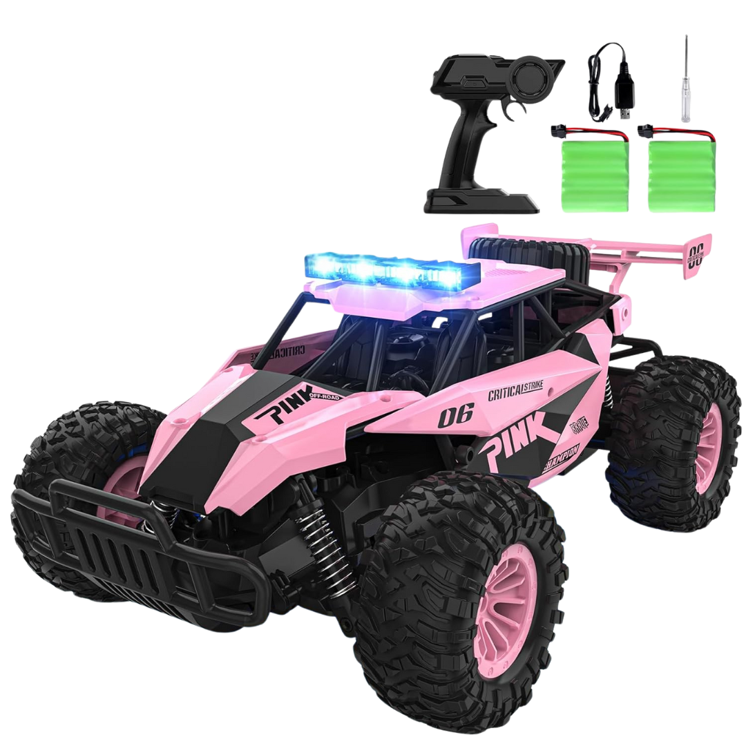 Remote Control Car for Kids and Adults with LED Lights and Battery
