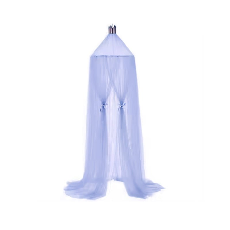 Round Crib Canopy with Dome Top, Mesh Curtain for Baby Nursery Decor