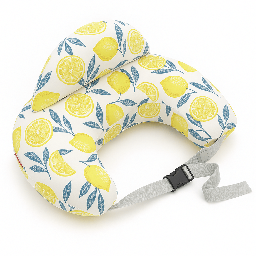 Wraparound Nursing Pillow with Safety Edge And Adjustable Strap - Babies Mall