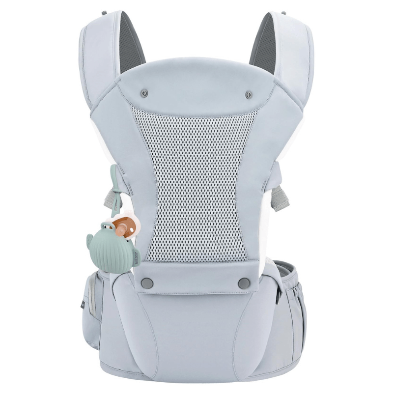6 - in - 1 Baby Carrier with Adjustable Waistband, Padded Straps & Bibs - Babies Mall