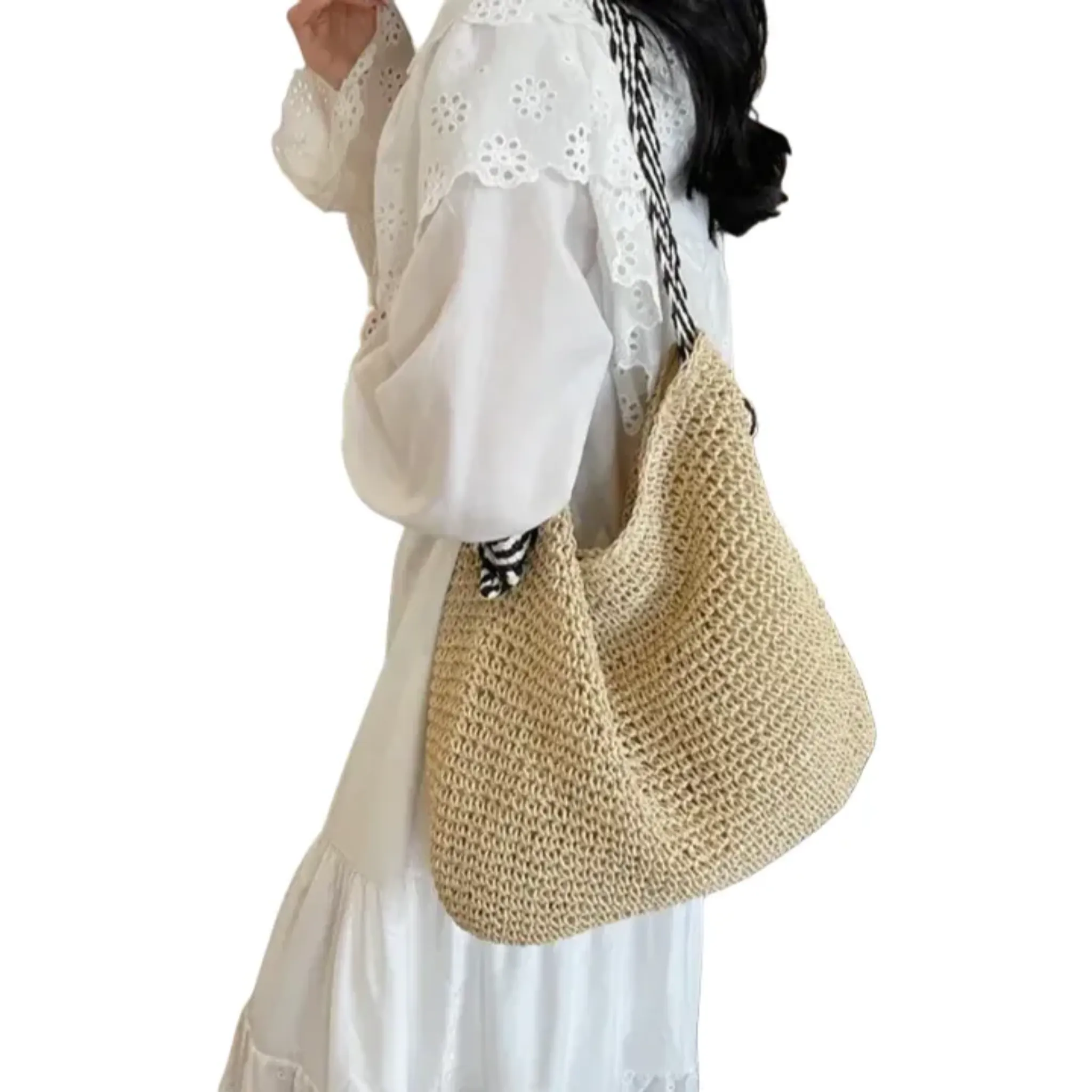 Braided Strap Shoulder Bag | Spacious Everyday Carry