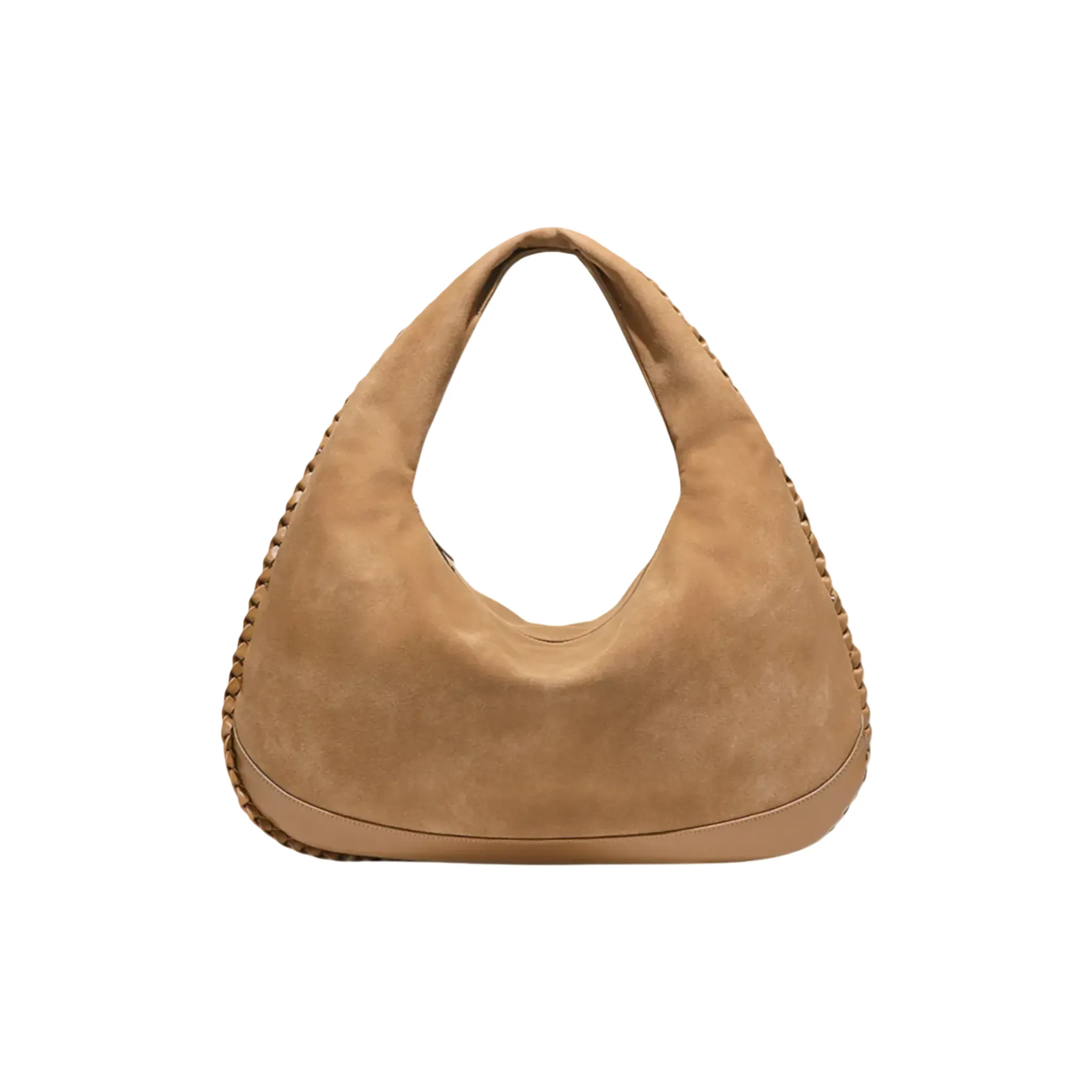 Braided Suede Shoulder Bag | Crescent Everyday Carry