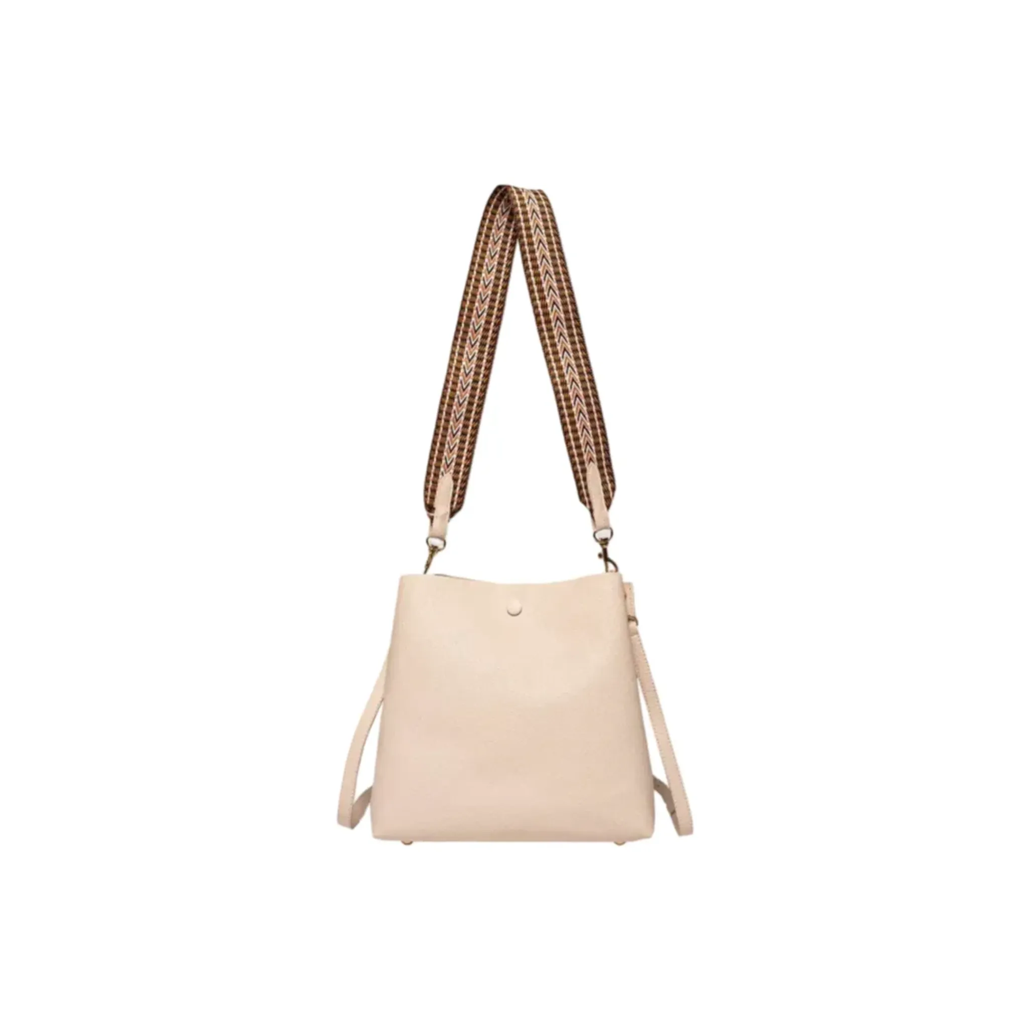 Bucket Shoulder Bag | Structured Zip