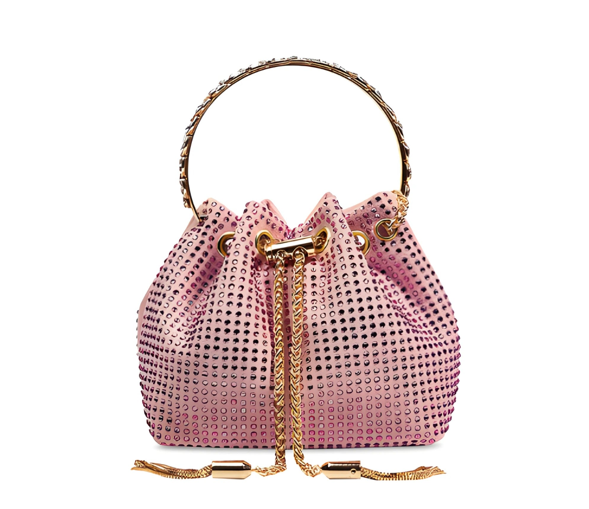 Crystal Evening Handbag | Gold Chain Strap