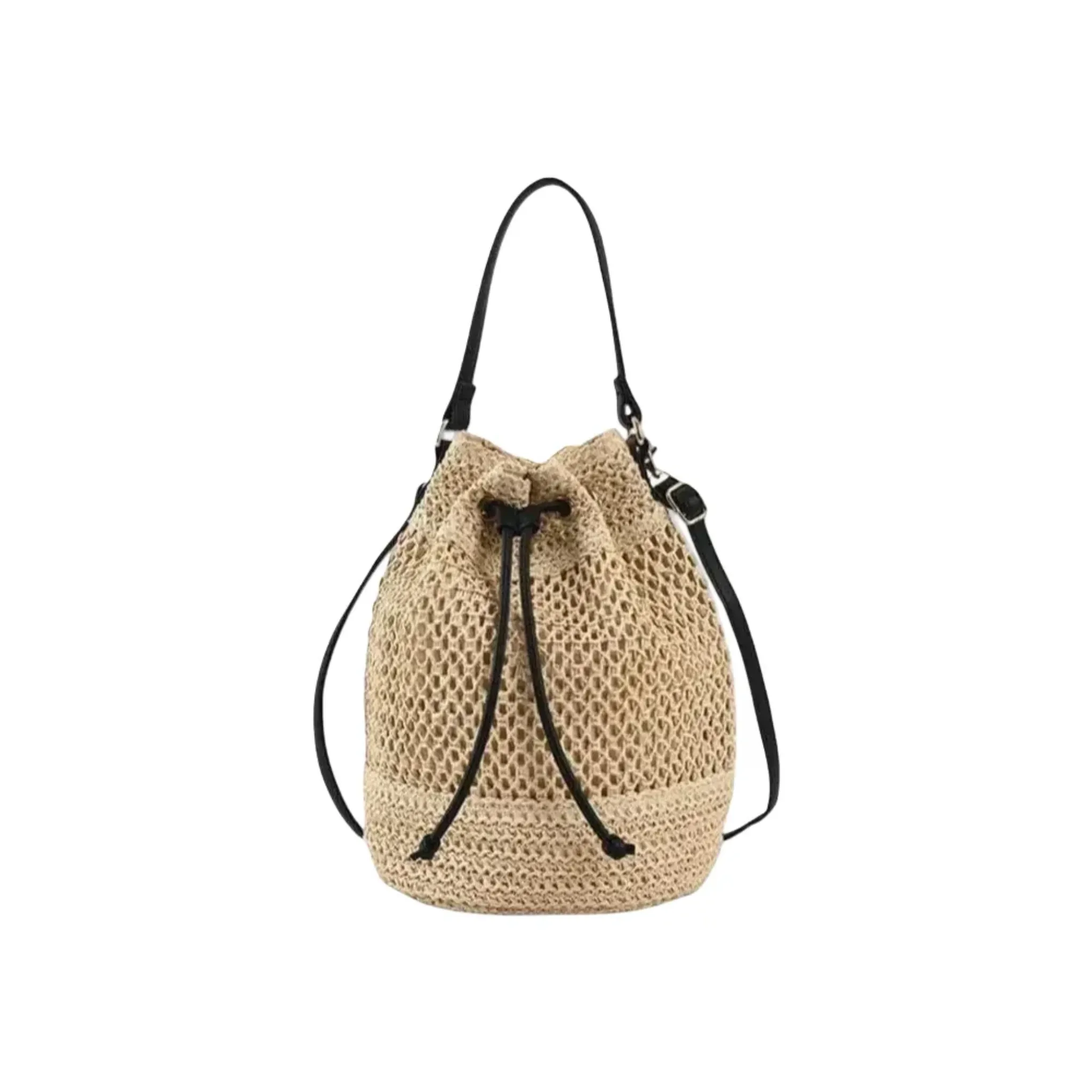 Drawstring Bucket Bag | Dual Strap Carry