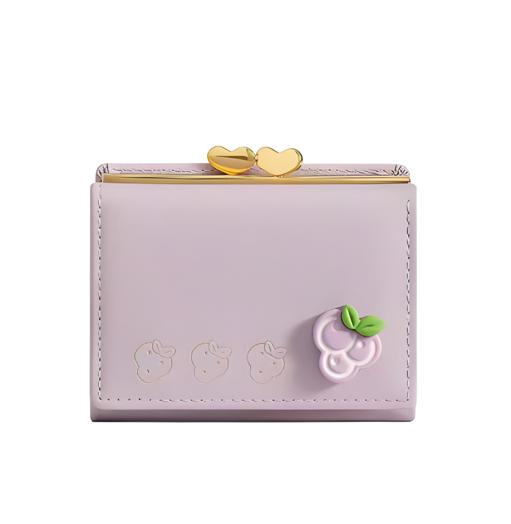 Mini Fruit Print Wallet | Bifold Style with Card and Coin Slots
