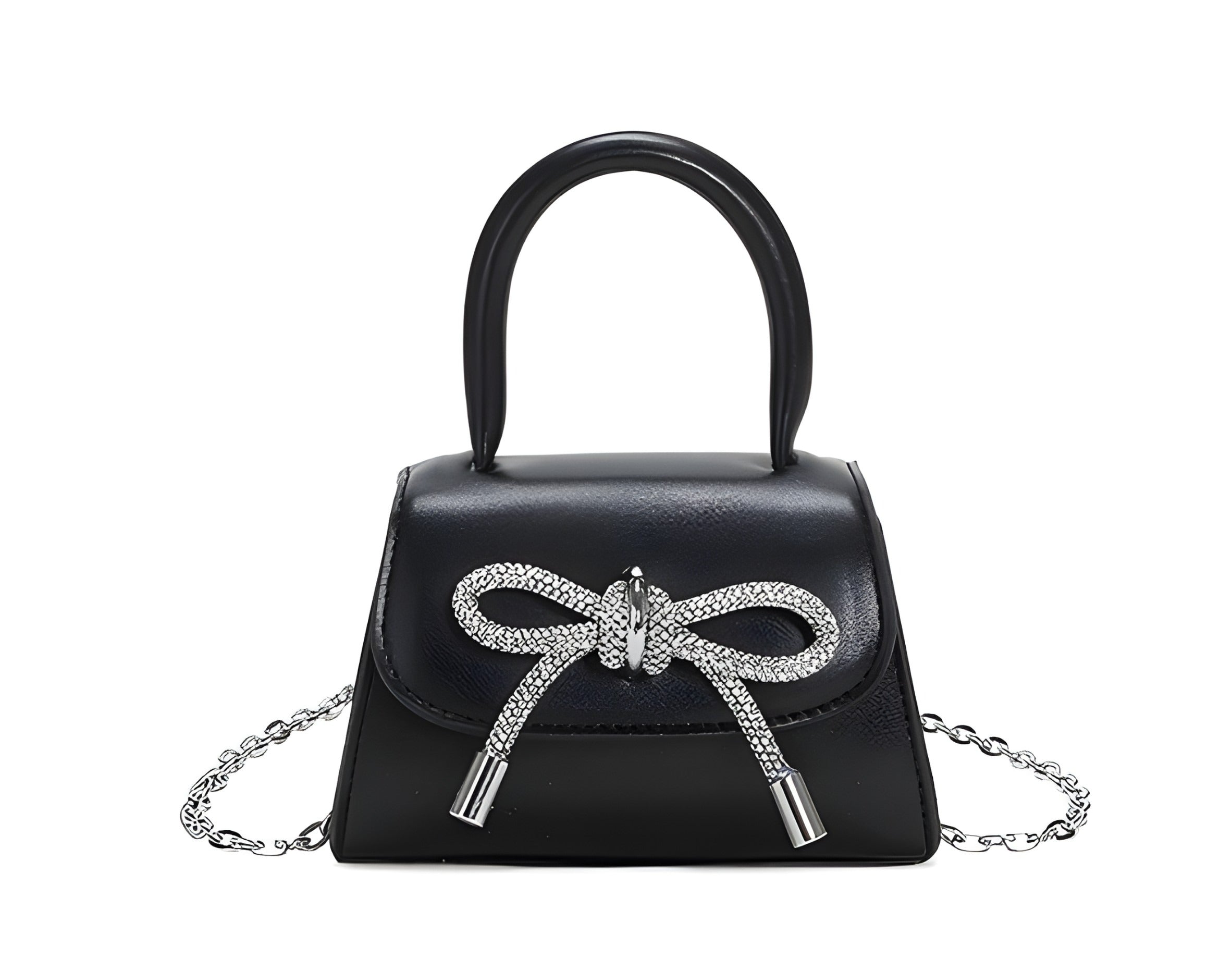 Mini Handbag | Ribbon Accent