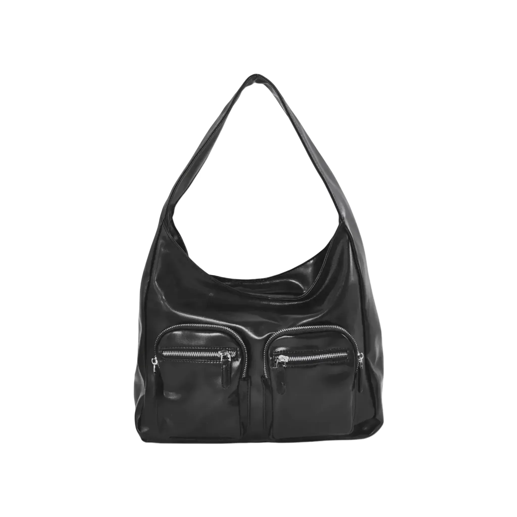 Multi Pocket Shoulder Bag | Wide Strap Carry