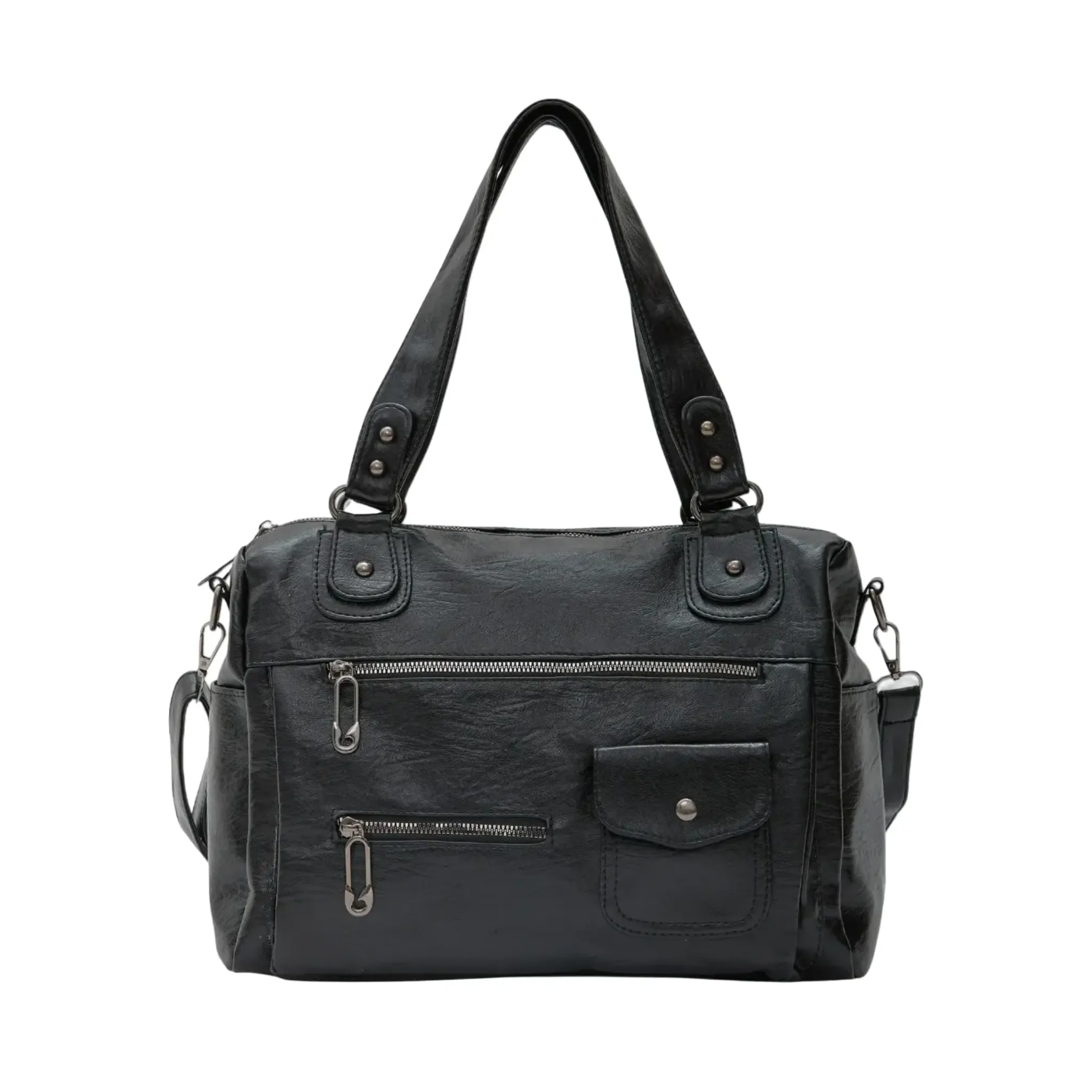 Multi Pocket Tote Bag | Everyday Zip Storage